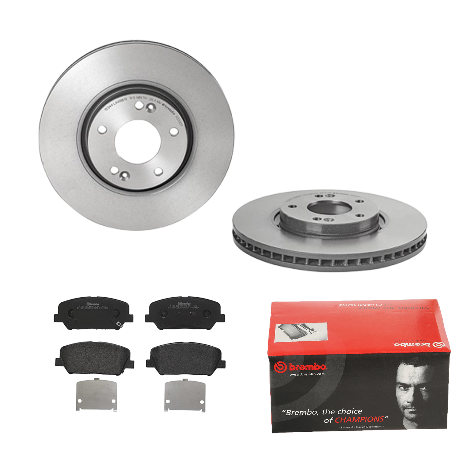 BREMBO Bremsesæt, skivebremser ijdtideuh9 foraksel indvendig ventileret 300mm 28mm for HYUNDAI KIA