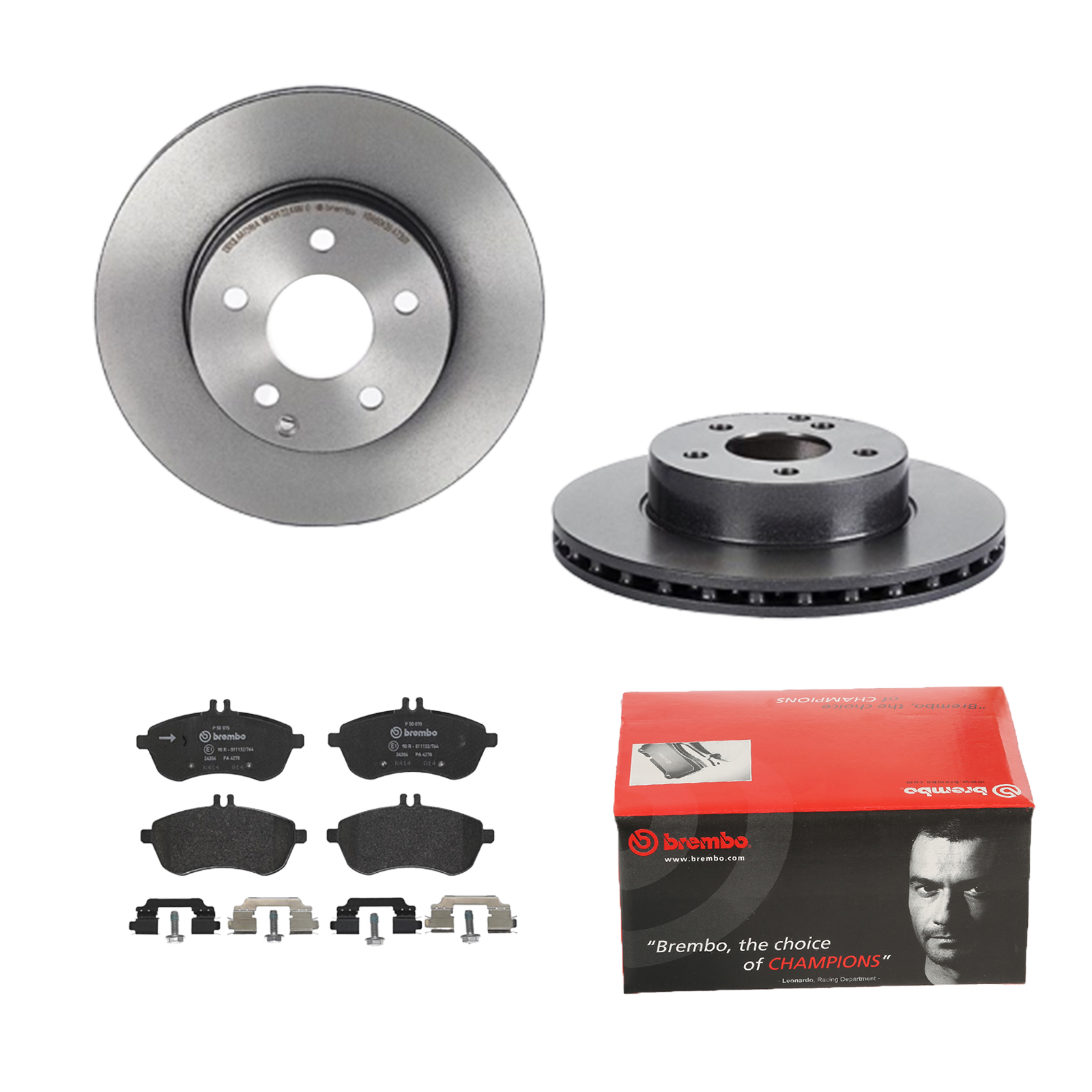 BREMBO Bremsesæt, skivebremser ijdtidfld0 foraksel indvendig ventileret 288mm 25mm for MERCEDES-BENZ