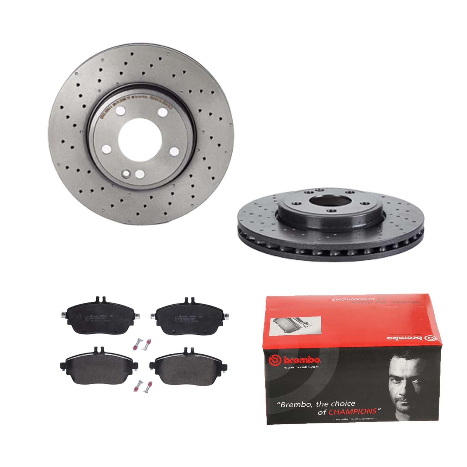 BREMBO Bremsesæt, skivebremser ijdtidfmj2 foraksel perforeret/ventileret 295mm 28mm for MERCEDES-BENZ INFINITI