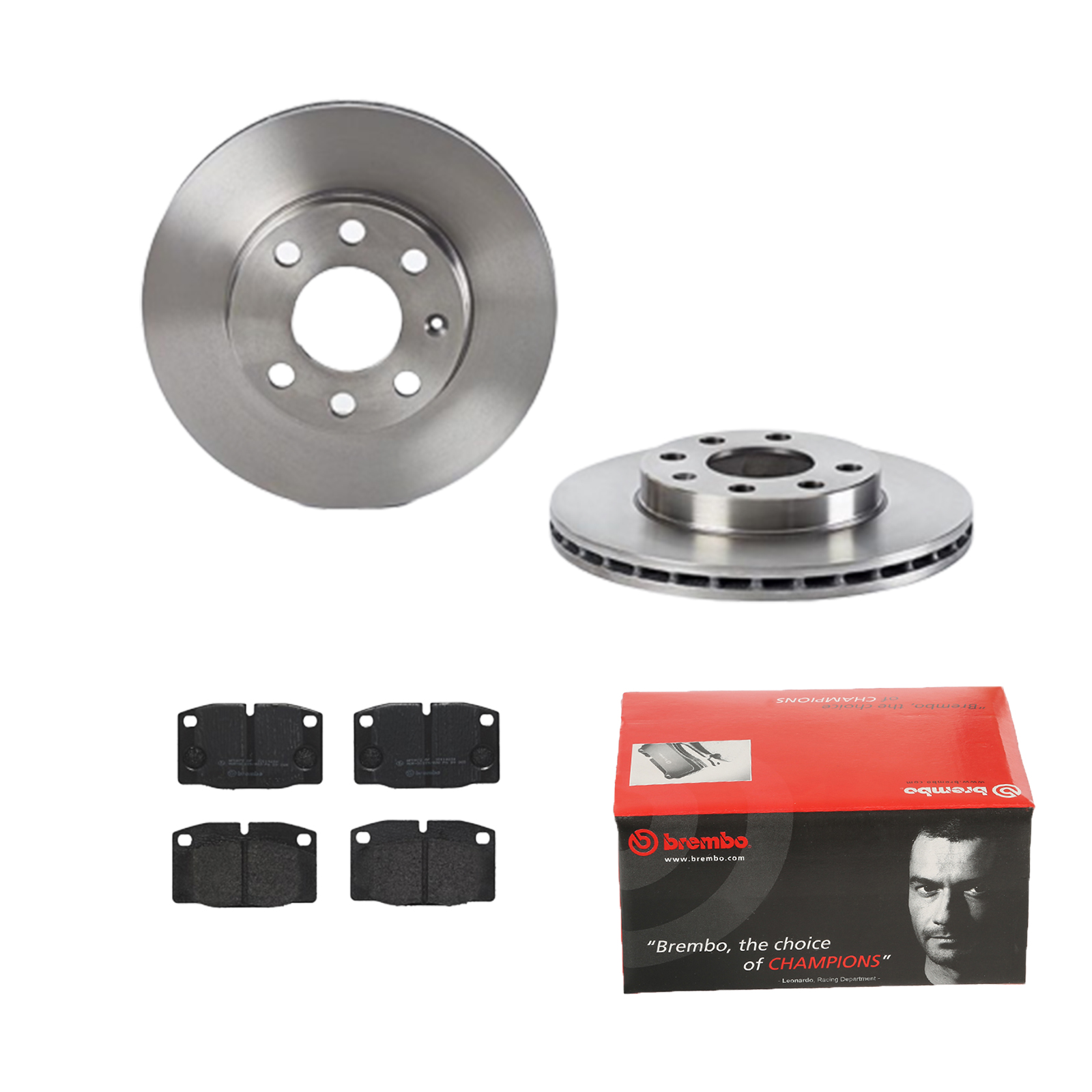 BREMBO Bremsesæt, skivebremser ijdtidftv6 foraksel indvendig ventileret 236mm 20mm for OPEL VAUXHALL