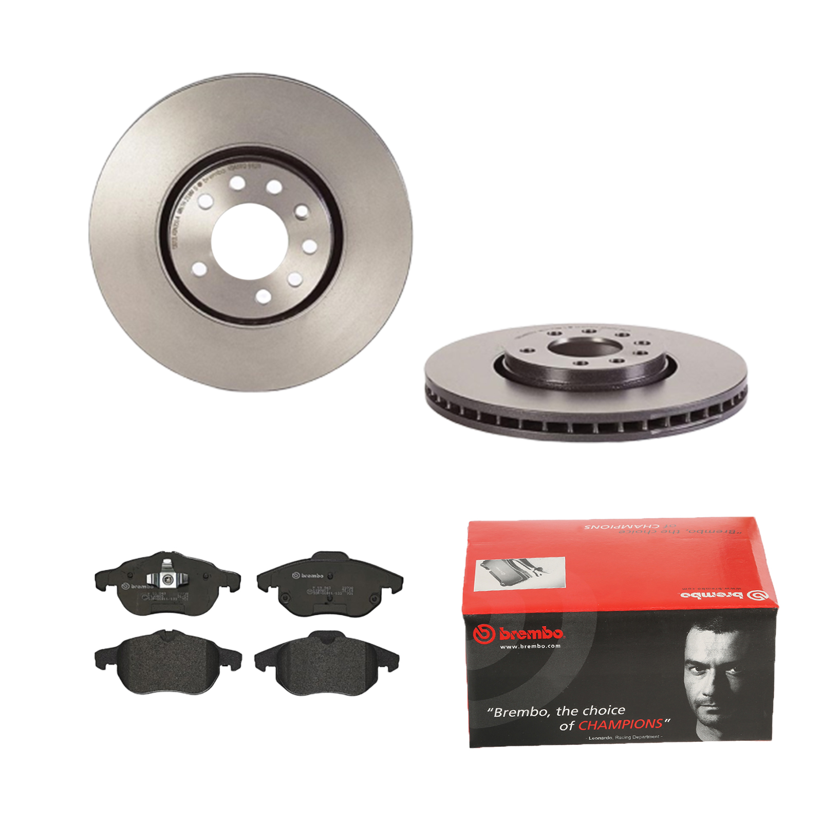 BREMBO Bremsesæt, skivebremser ijdtidg1v4 foraksel indvendig ventileret 302mm 28mm for OPEL SAAB FIAT VAUXHALL CHEVROLET GENERAL MOTORS