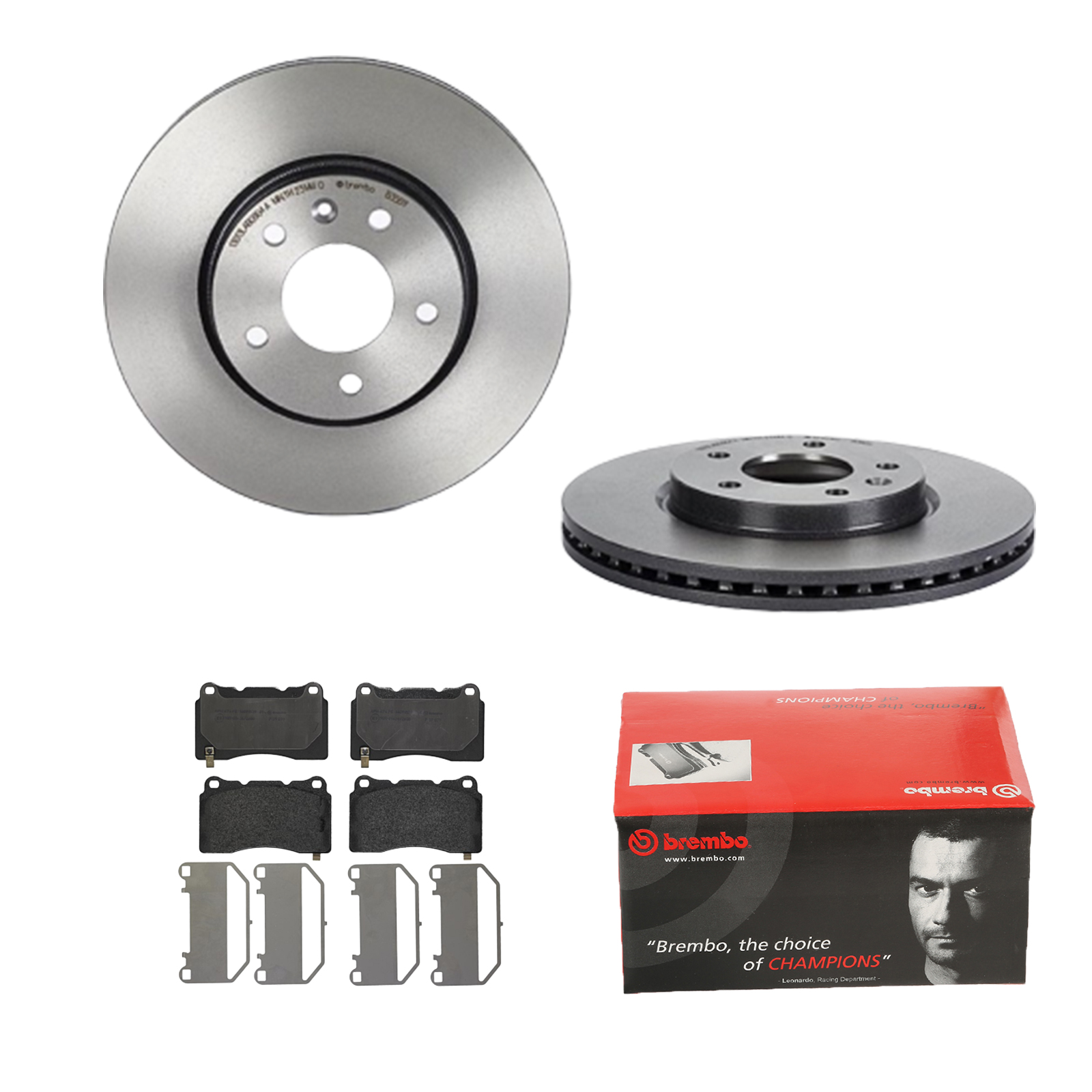 BREMBO Bremsesæt, skivebremser ijdtidg518 foraksel indvendig ventileret 300mm 26mm for OPEL TESLA VAUXHALL CADILLAC CADILLAC (SGM) BUICK (SGM) HYUNDAI