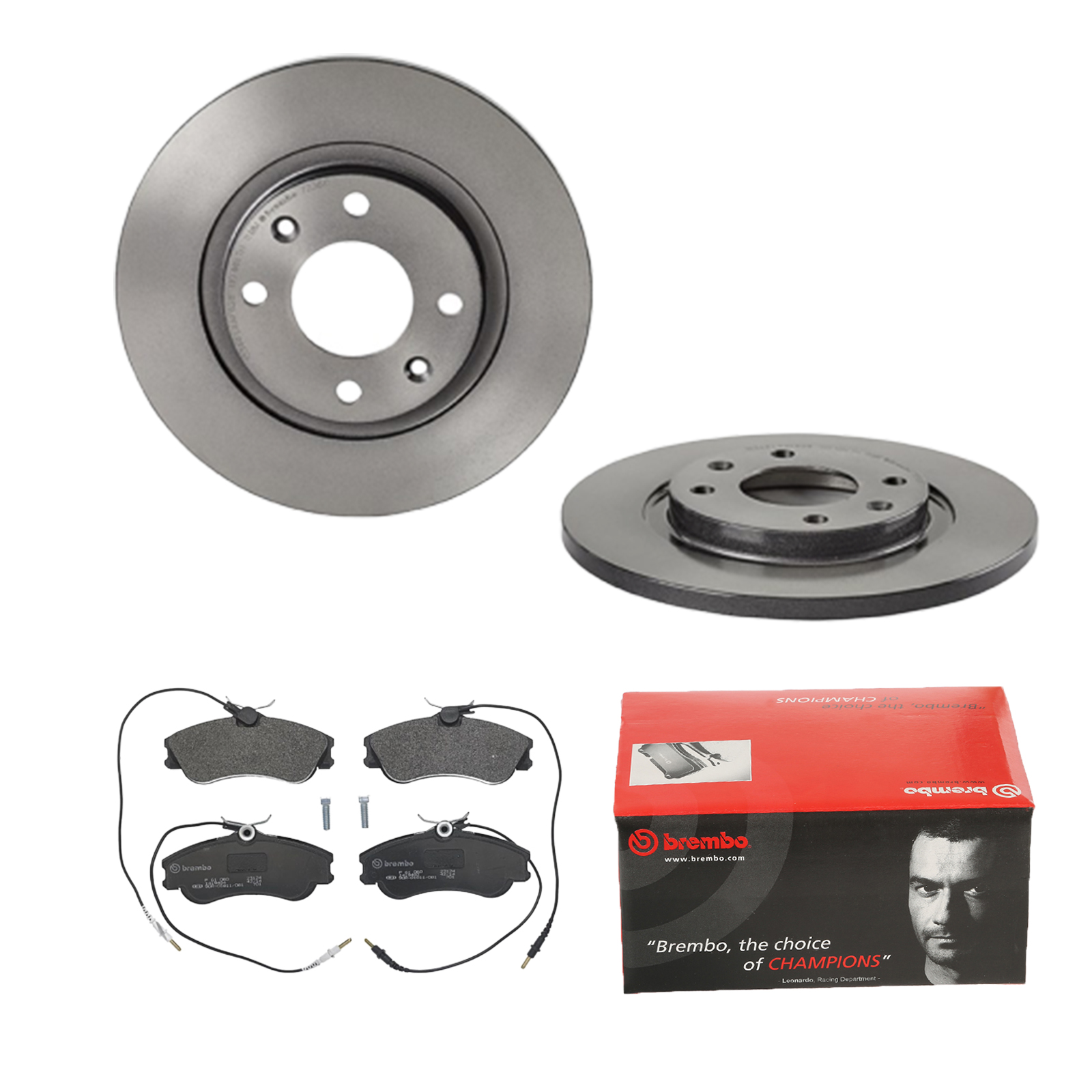 BREMBO Bremsesæt, skivebremser ijdtidg670 foraksel fuld 266mm 13mm for CITROËN PEUGEOT