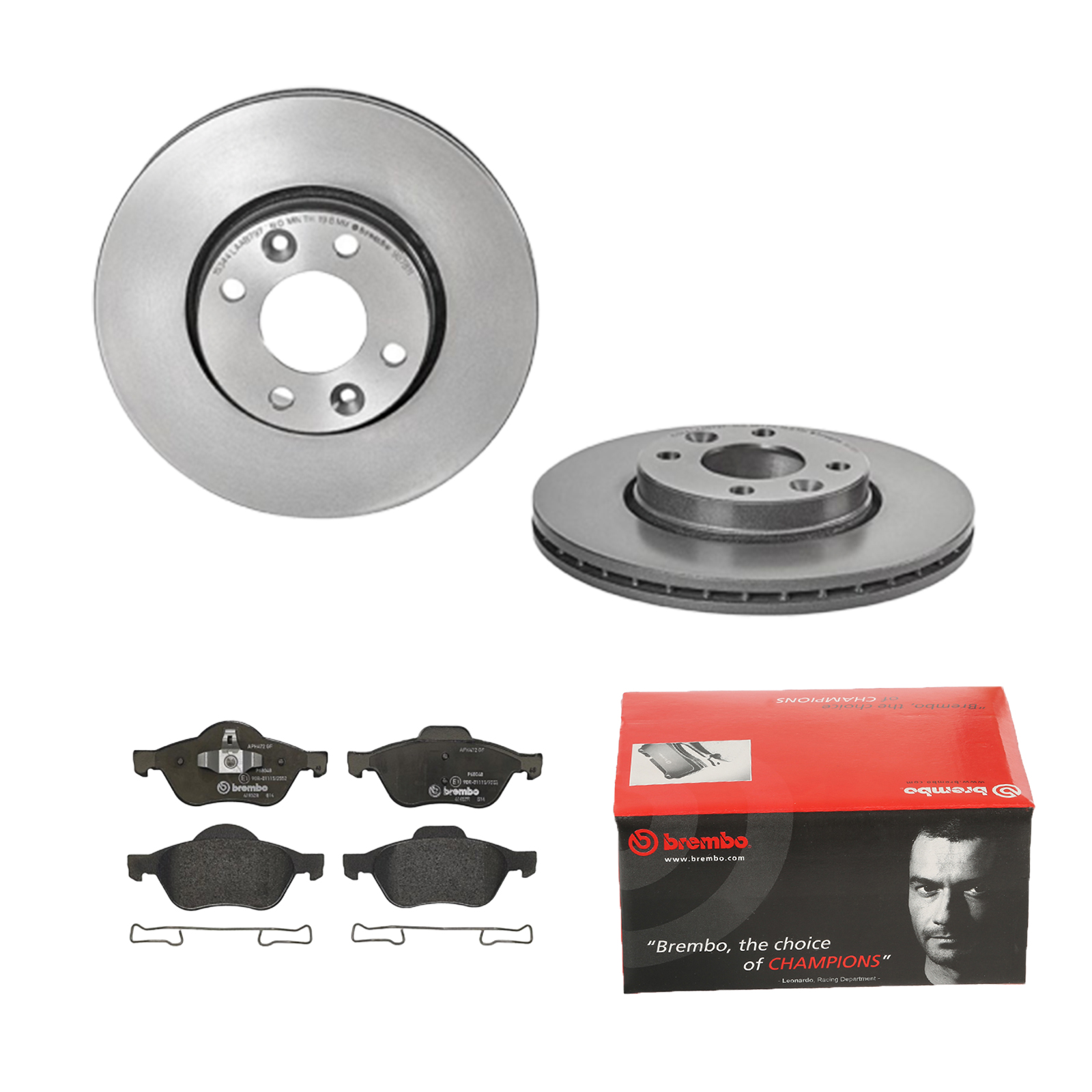 BREMBO Bremsesæt, skivebremser ijdtidgjd4 foraksel indvendig ventileret 260mm 22mm for RENAULT NISSAN DACIA
