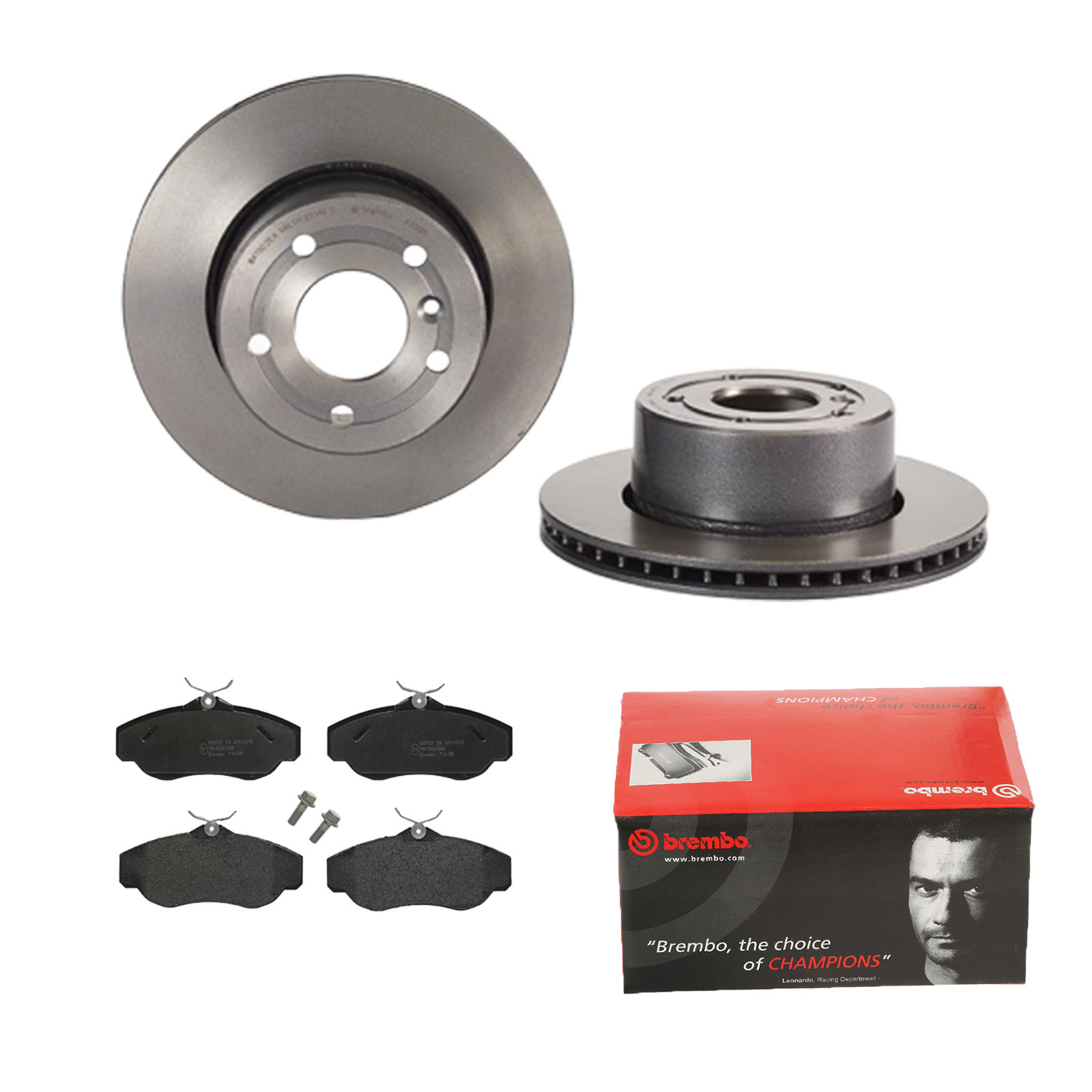 BREMBO Bremsesæt, skivebremser ijdtidgop6 foraksel indvendig ventileret 297mm 25mm for LAND ROVER ROVER