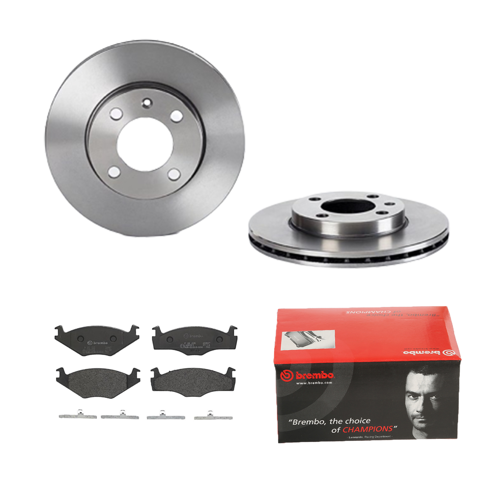 BREMBO Bremsesæt, skivebremser ijdtidgrv0 foraksel indvendig ventileret 239mm 20mm for AUDI VW (SVW) SKODA SEAT VW
