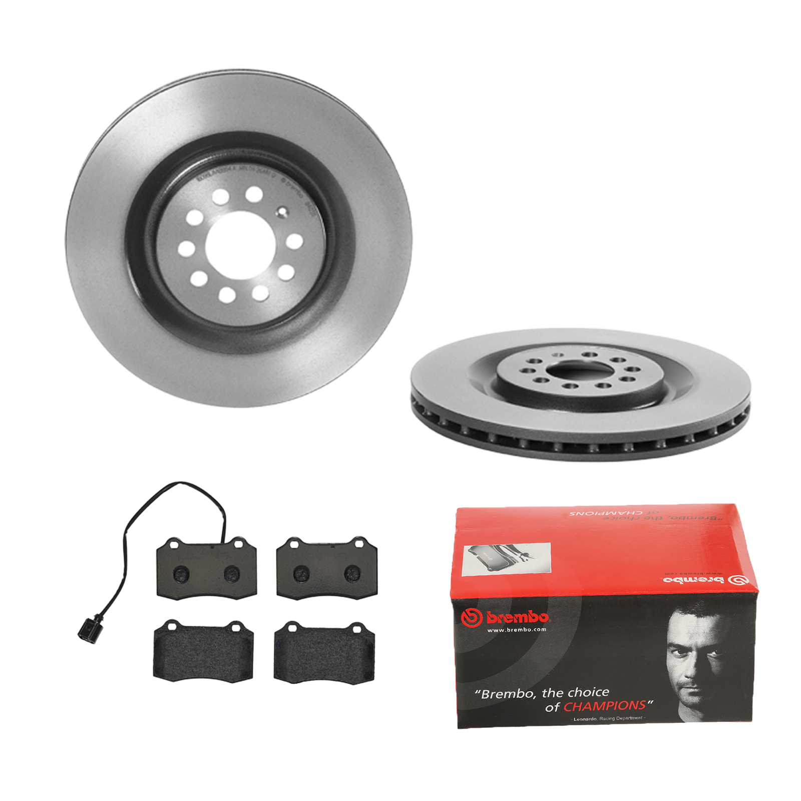 BREMBO Bremsesæt, skivebremser ijdtidgt78 foraksel indvendig ventileret 323mm 28mm for VW SEAT