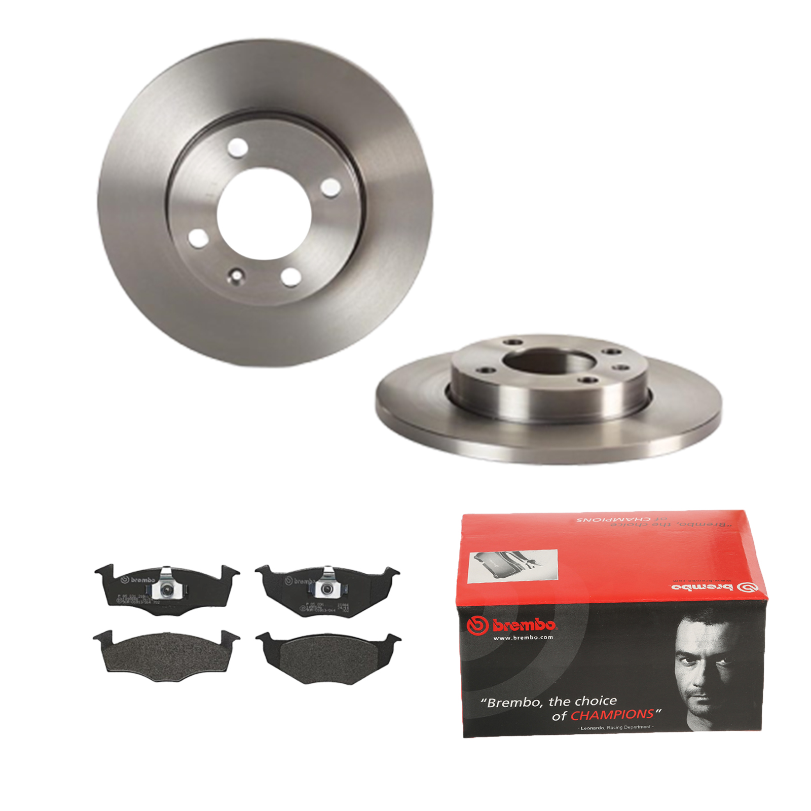 BREMBO Bremsesæt, skivebremser ijdtidguj6 foraksel fuld 239mm 12mm for AUDI VW