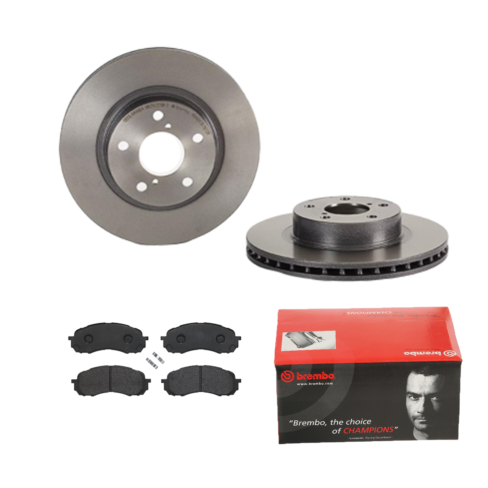 BREMBO Bremsesæt, skivebremser ijdtidgxd8 foraksel indvendig ventileret 260mm 24mm for SUBARU