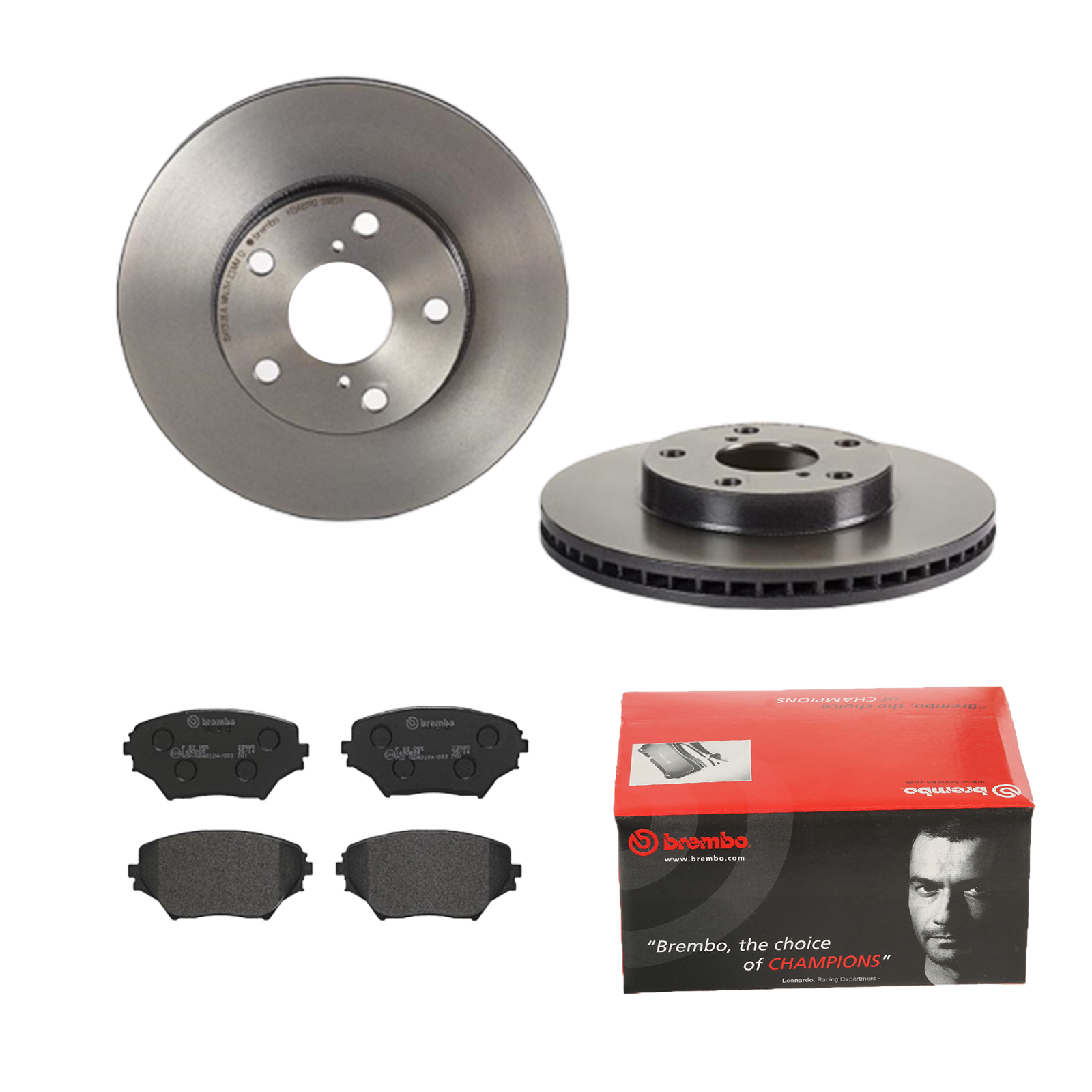 BREMBO Bremsesæt, skivebremser ijdtidh418 foraksel indvendig ventileret 275mm 25mm for TOYOTA
