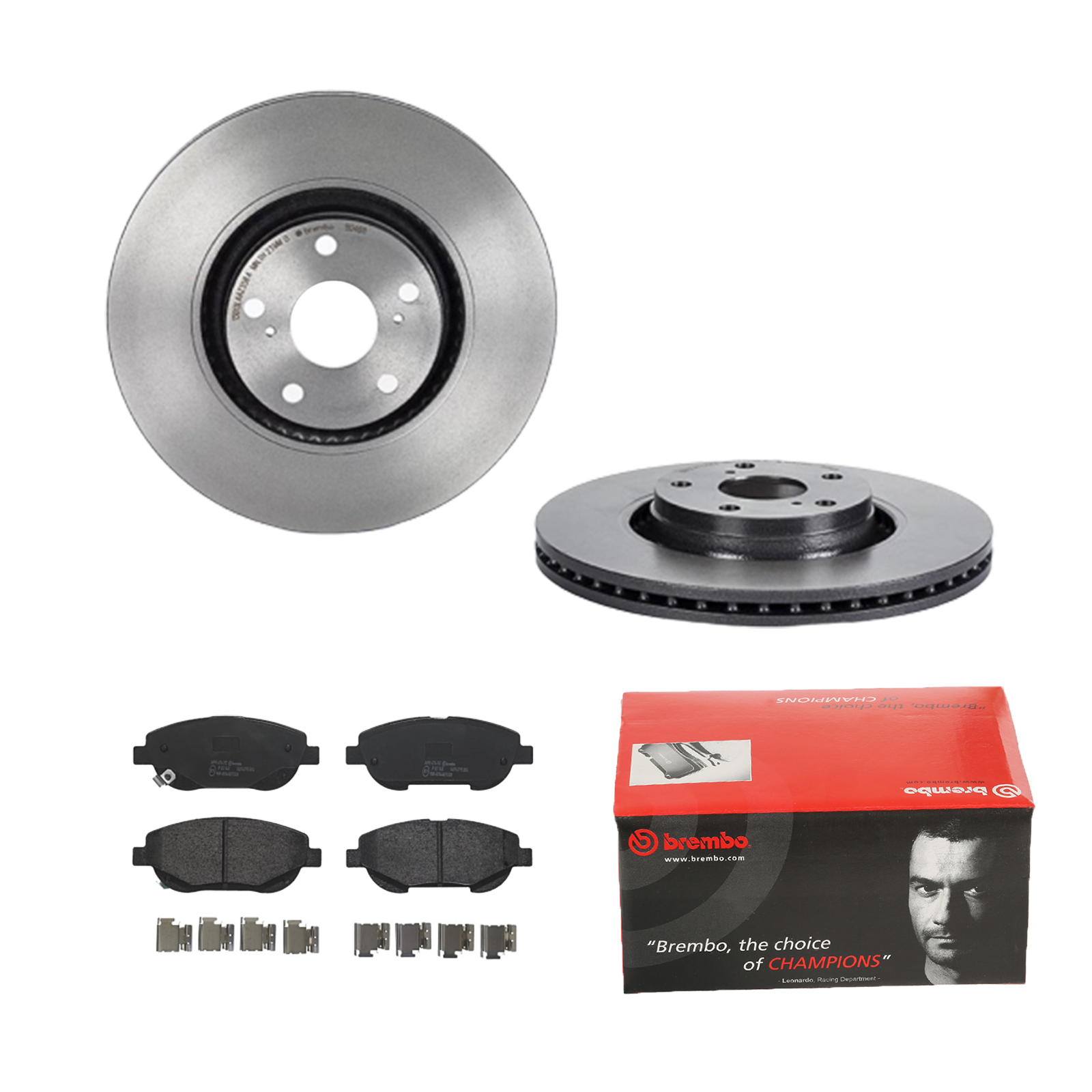 BREMBO Bremsesæt, skivebremser ijdtidhcp0 foraksel indvendig ventileret 320mm 26mm for TOYOTA