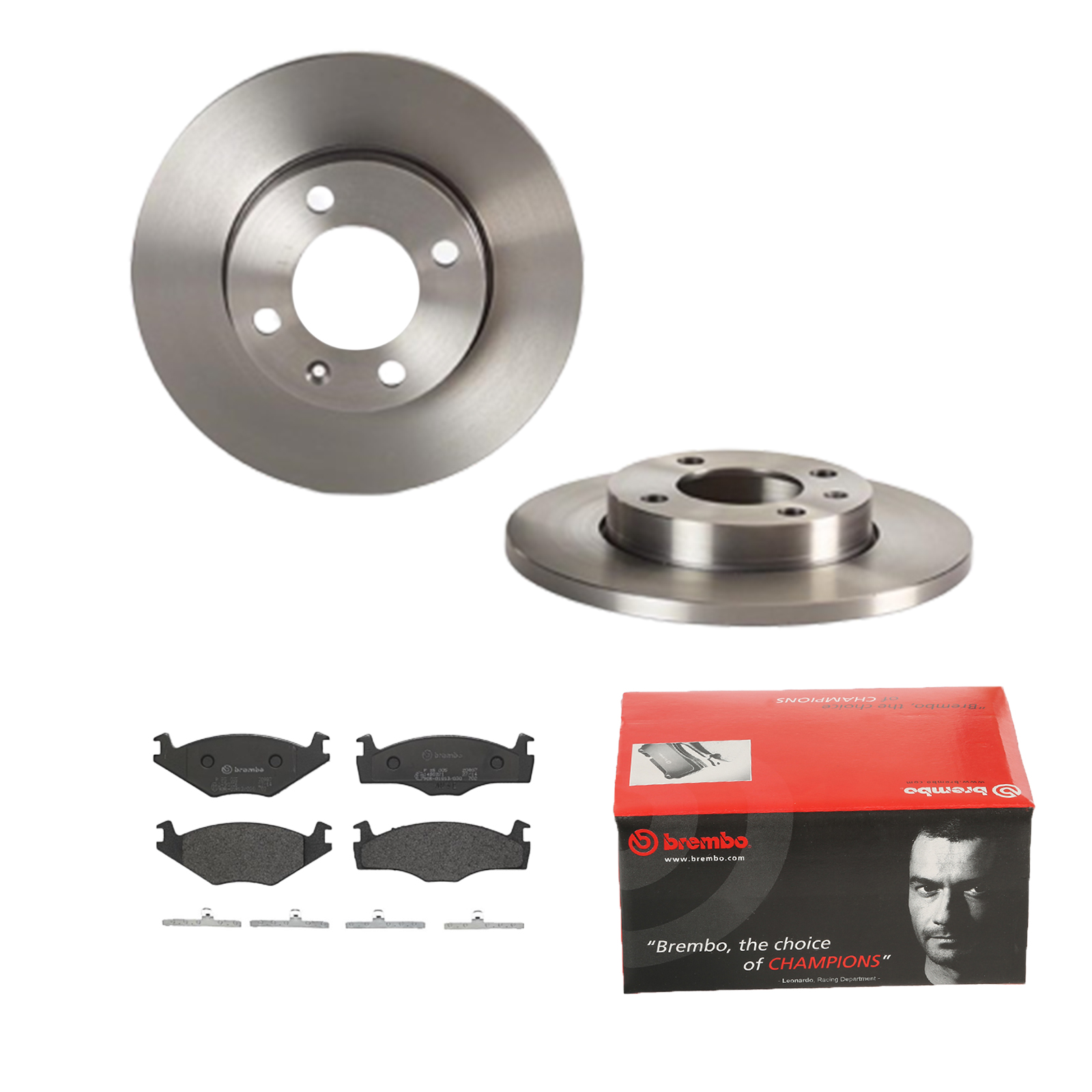 BREMBO Bremsesæt, skivebremser ijdtidhdv2 foraksel fuld 239mm 12mm for AUDI VW SKODA