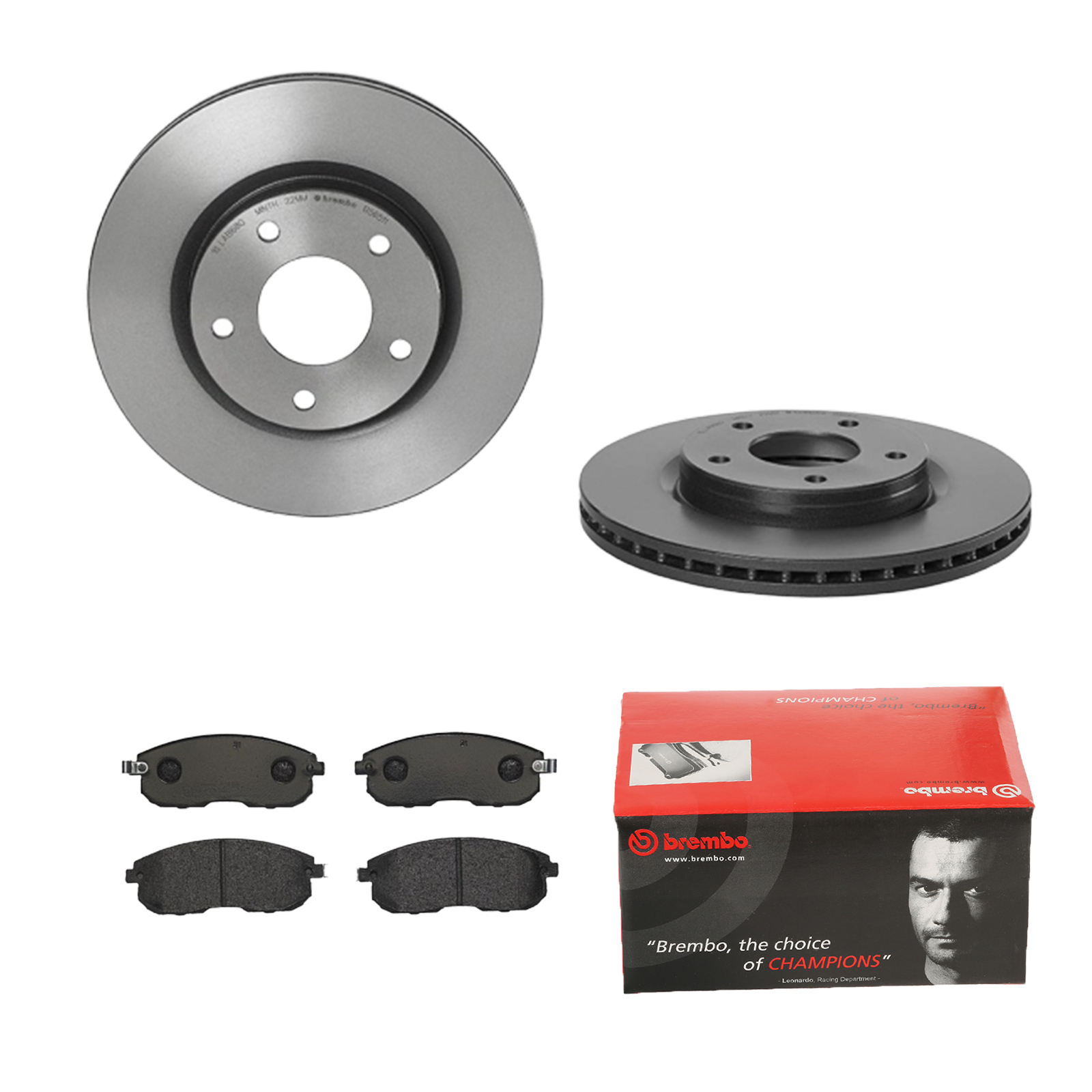 BREMBO Bremsesæt, skivebremser ijdtidhxp6 foraksel indvendig ventileret 280mm 24mm for NISSAN INFINITI NISSAN (DFAC) RENAULT