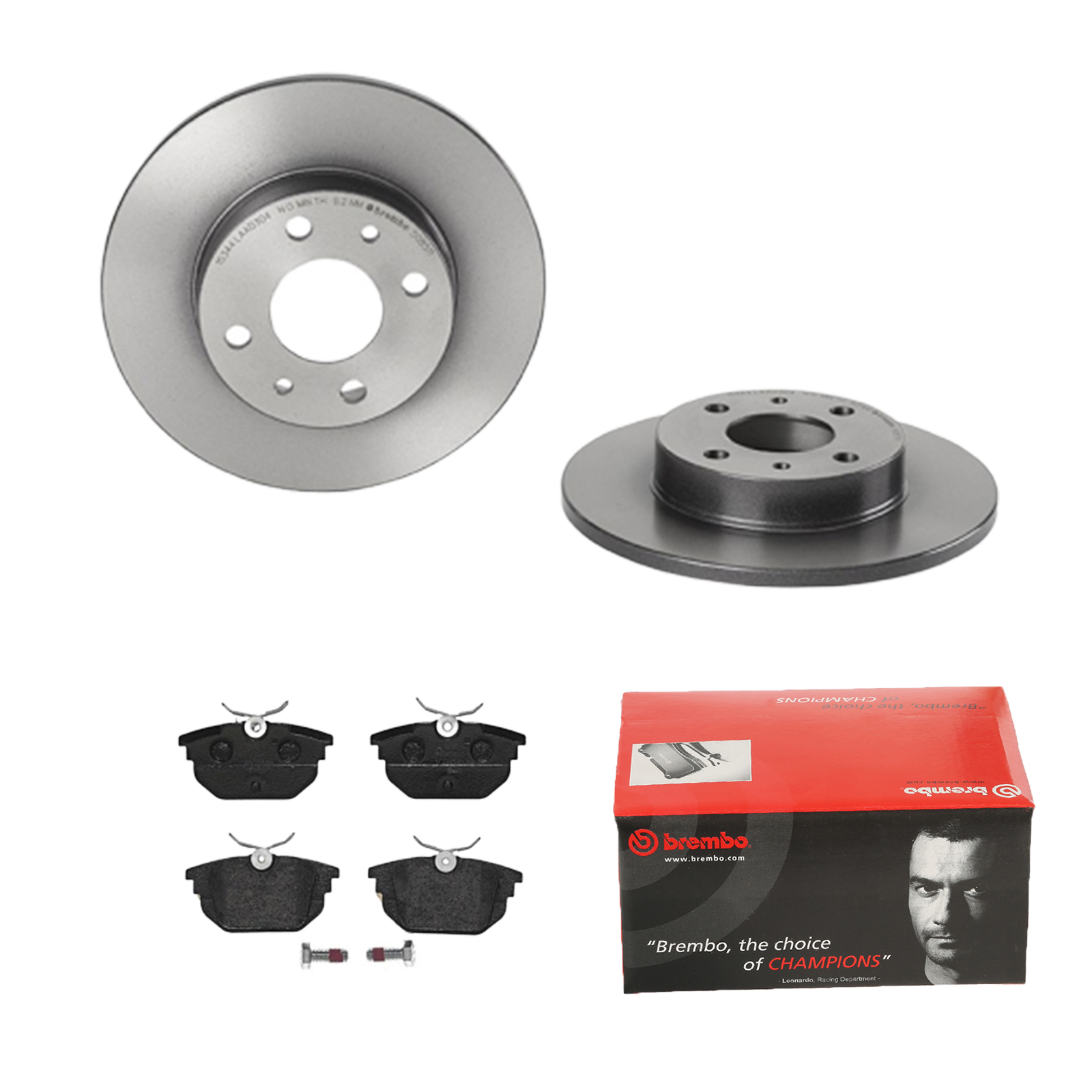 BREMBO Bremsesæt, skivebremser ijdtidhyv8 bagaksel fuld 240mm 11mm for ALFA ROMEO FORD ABARTH ZASTAVA FIAT LANCIA DAIHATSU (FAW)