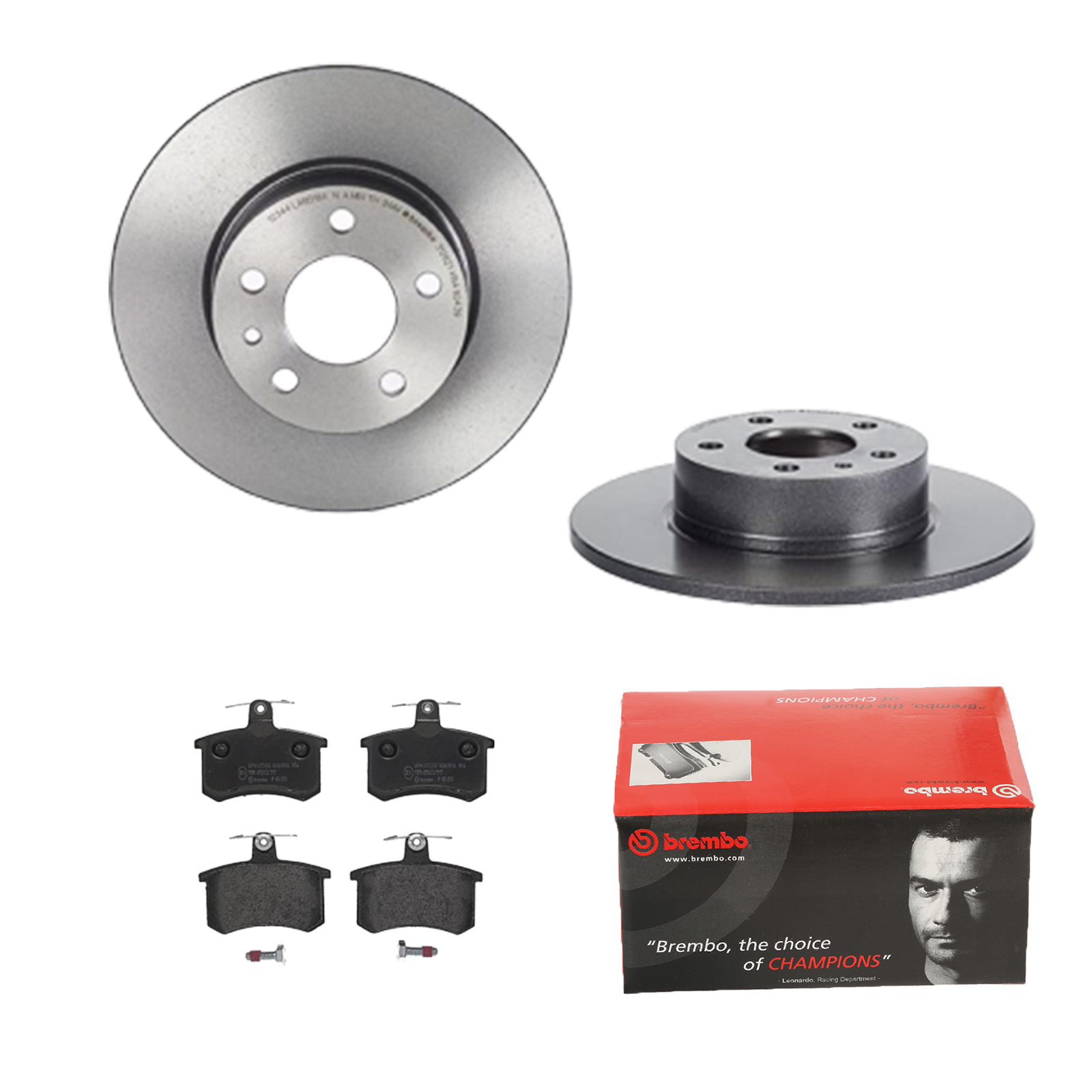 BREMBO Bremsesæt, skivebremser ijdtidhzv4 bagaksel fuld 251mm 10mm for LANCIA ALFA ROMEO FIAT SKODA AUDI VW SEAT