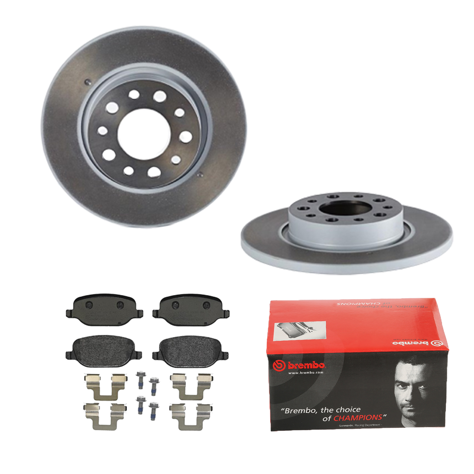 BREMBO Bremsesæt, skivebremser ijdtidi0j8 bagaksel fuld 278mm 12mm for LANCIA ALFA ROMEO FIAT
