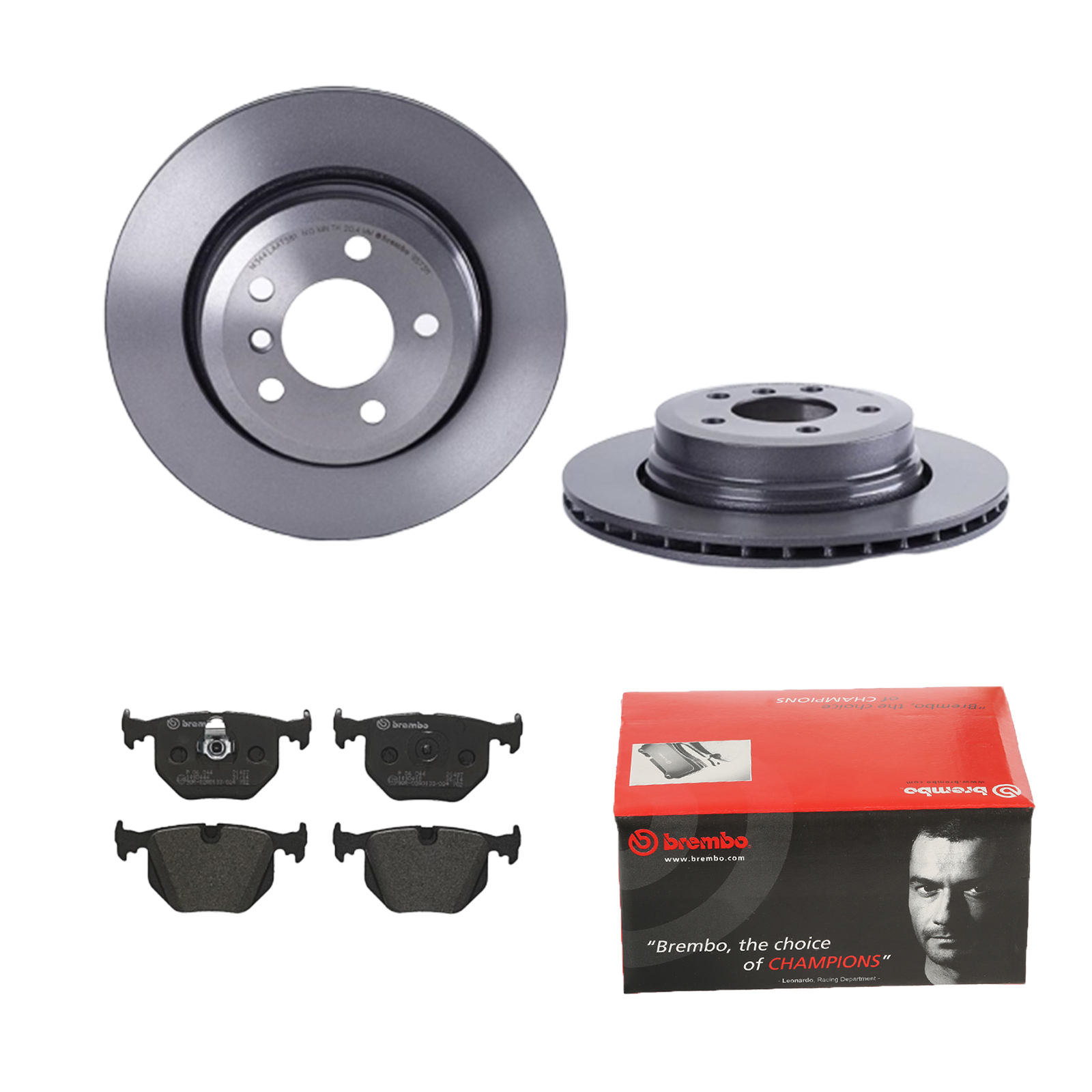 BREMBO Bremsesæt, skivebremser ijdtidigj4 bagaksel indvendig ventileret 320mm 22mm for BMW LAND ROVER