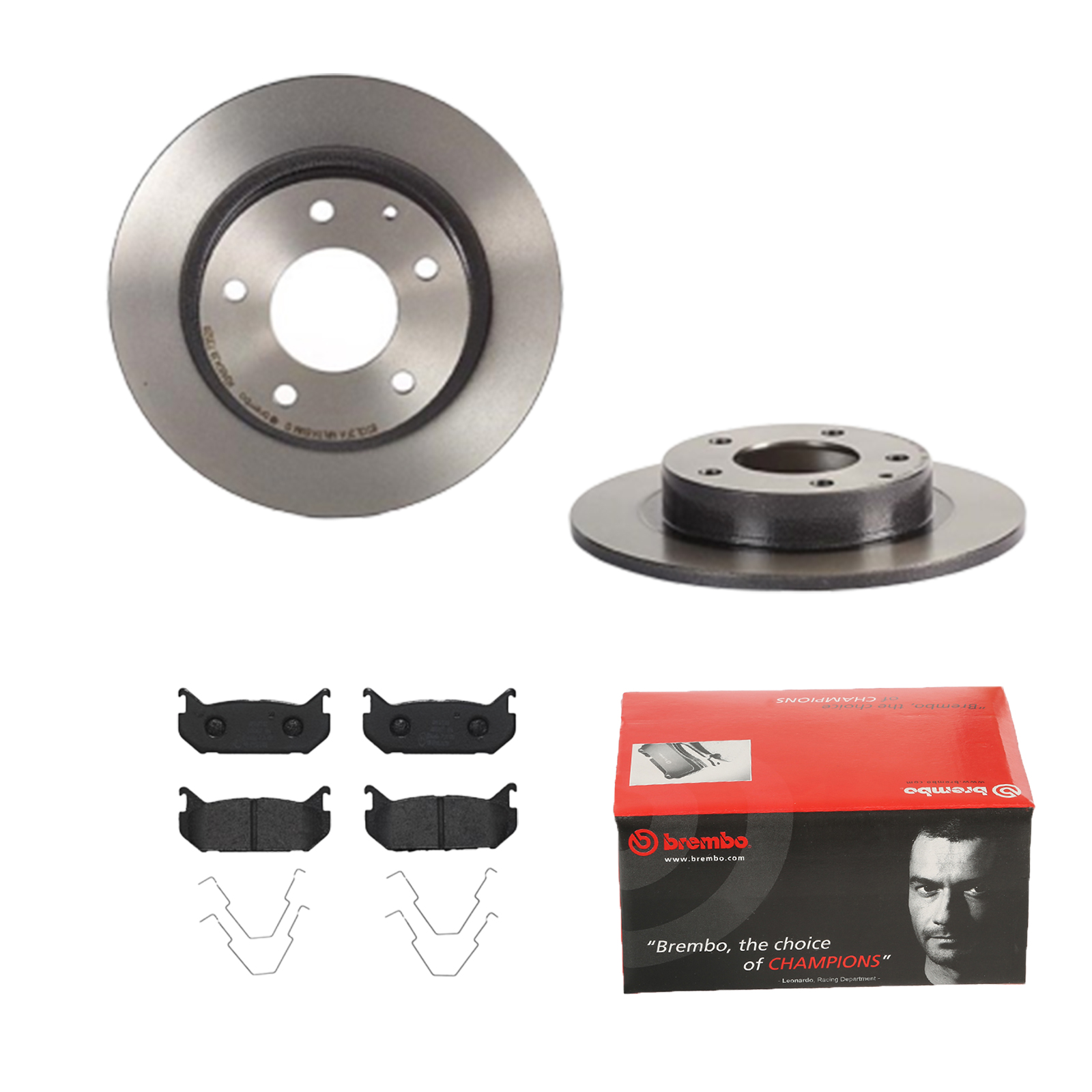 BREMBO Bremsesæt, skivebremser ijdtidivp0 bagaksel fuld 261mm 10mm for FORD FORD USA MITSUBISHI MAZDA NISSAN