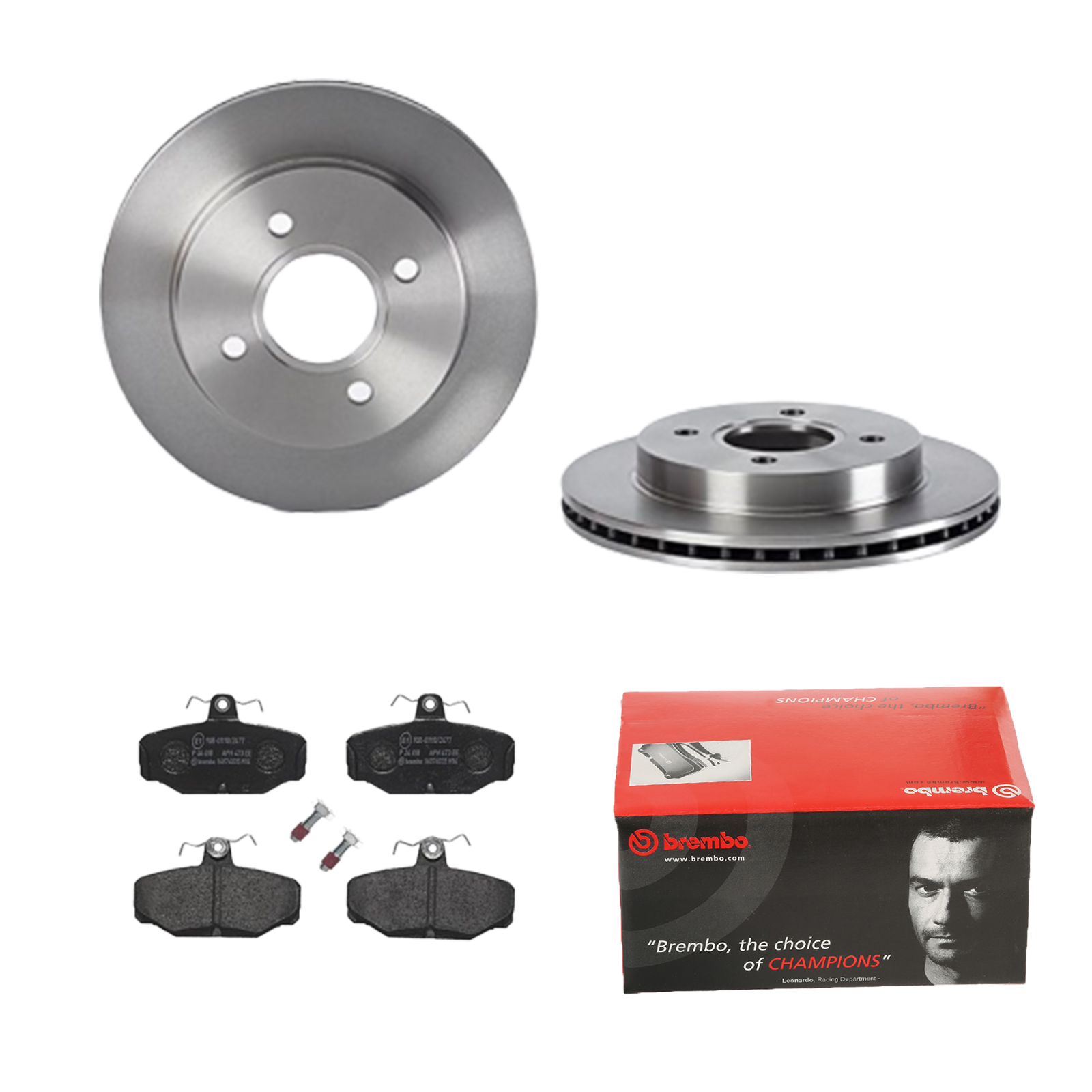 BREMBO Bremsesæt, skivebremser ijdtidiwp6 bagaksel indvendig ventileret 253mm 20mm for FORD AC MERCURY