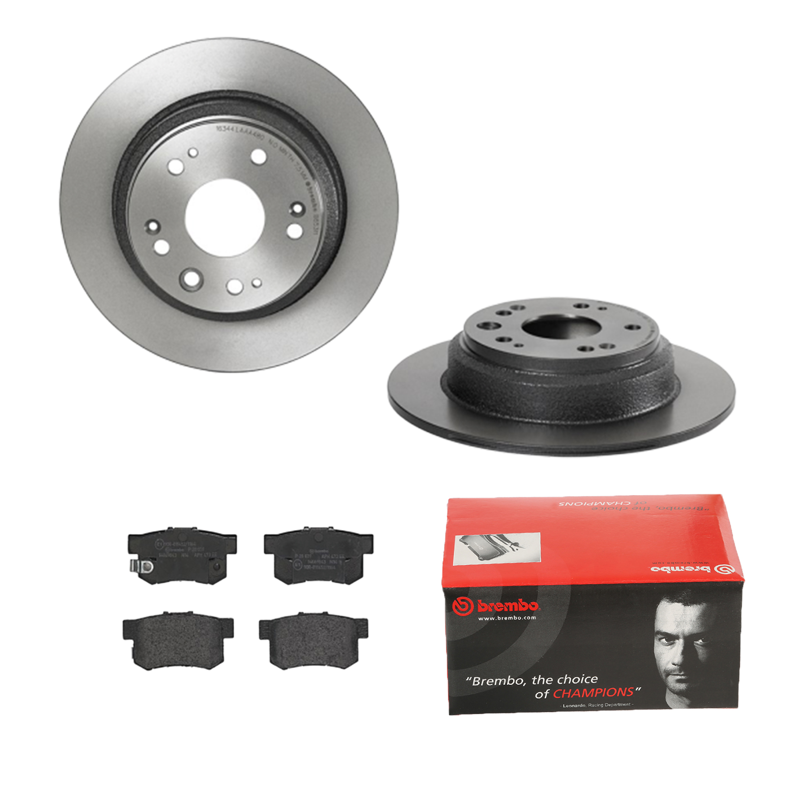 BREMBO Bremsesæt, skivebremser ijdtidj1j0 bagaksel fuld 282mm 9mm for AEOLUS HONDA ACURA ISUZU HONDA (DONGFENG)
