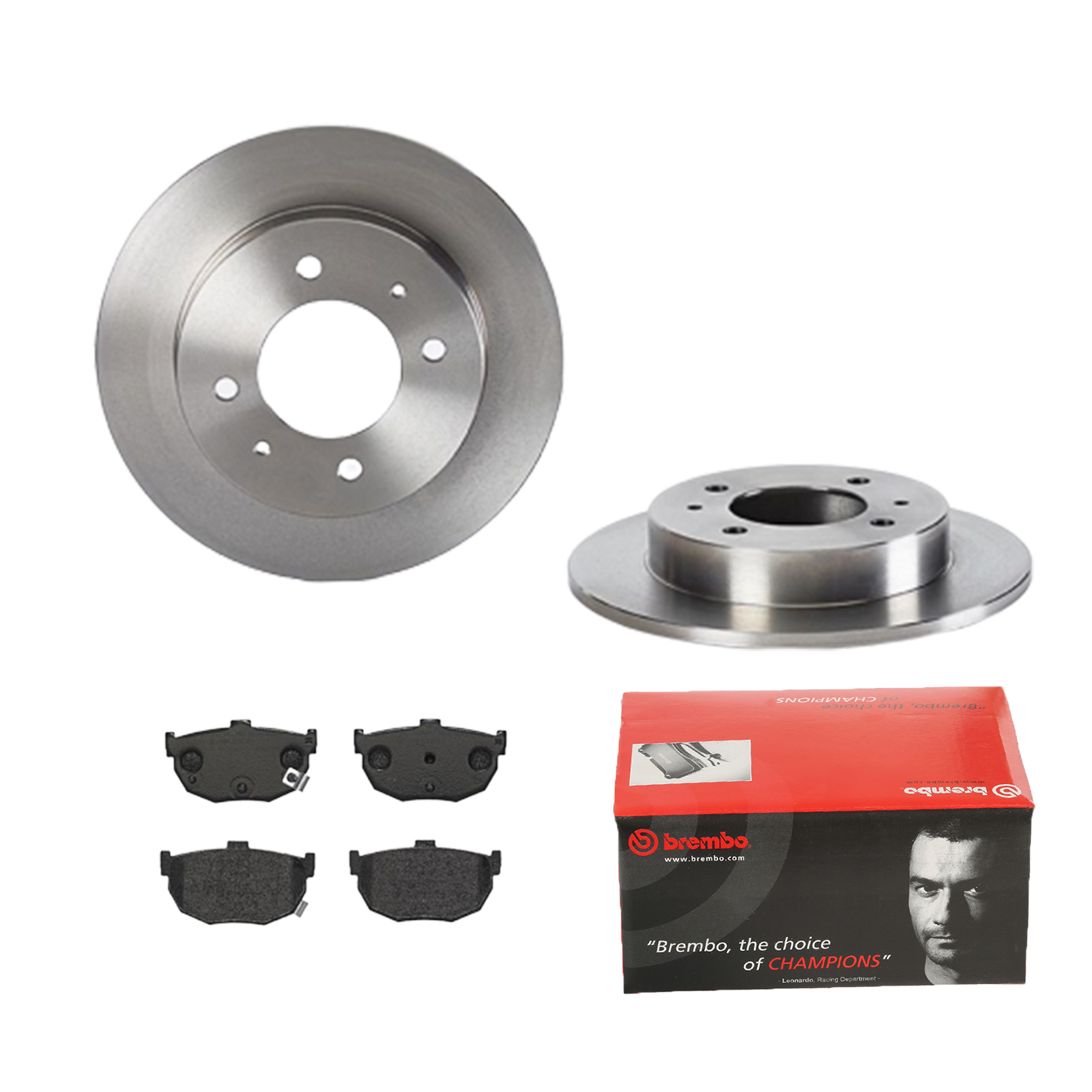BREMBO Bremsesæt, skivebremser ijdtidj3d6 bagaksel fuld 258mm 10mm for HYUNDAI NISSAN KIA (DYK) KIA MAZDA SUZUKI DAEWOO