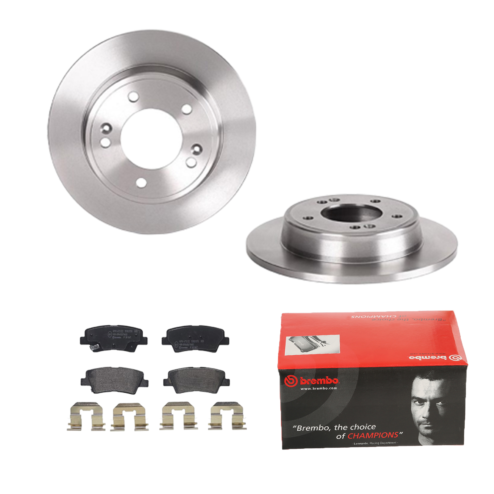BREMBO Bremsesæt, skivebremser ijdtidj4d2 bagaksel fuld 262mm 10mm for KIA HYUNDAI HYUNDAI (BEIJING) KIA (DYK) SSANGYONG