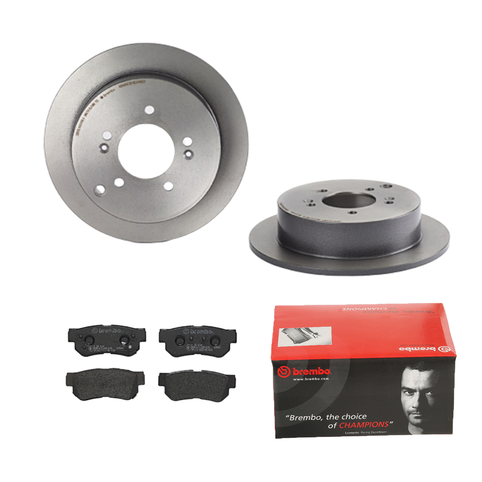 BREMBO Bremsesæt, skivebremser ijdtidj572 bagaksel fuld 284mm 10mm for KIA HYUNDAI DONGFENG GAC