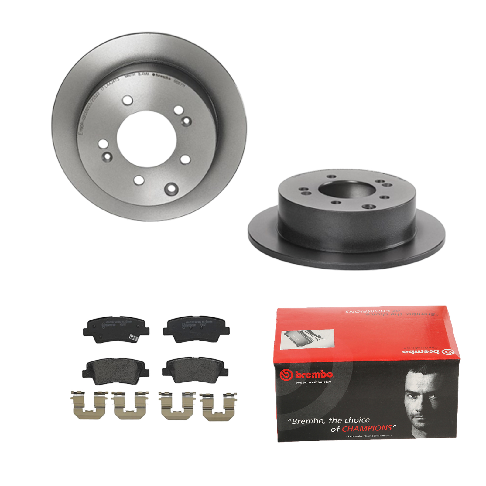 BREMBO Bremsesæt, skivebremser ijdtidj8p8 bagaksel fuld 262mm 10mm for GEELY KIA HYUNDAI (BEIJING) CHANGAN KIA (DYK) HYUNDAI SSANGYONG