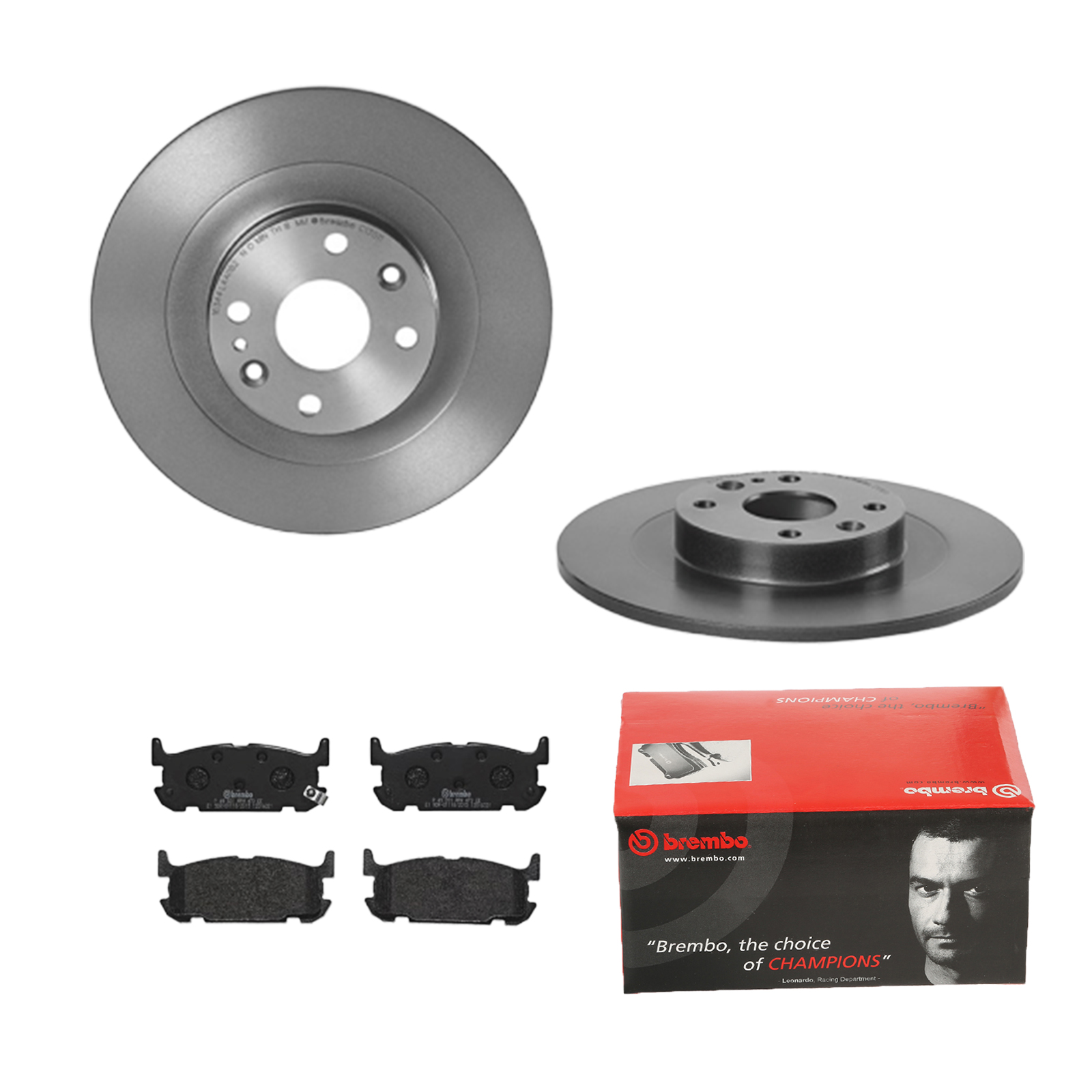BREMBO Bremsesæt, skivebremser ijdtidjb78 bagaksel fuld 276mm 10mm for MAZDA MITSUBISHI