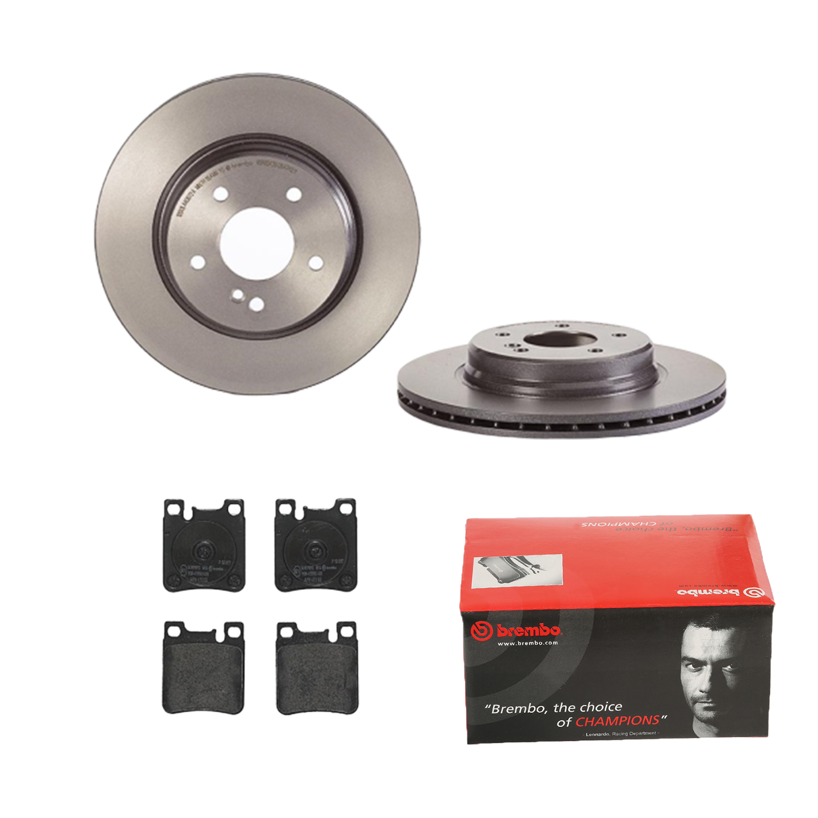BREMBO Bremsesæt, skivebremser ijdtidjfd8 bagaksel indvendig ventileret 300mm 22mm for MERCEDES-BENZ CHRYSLER