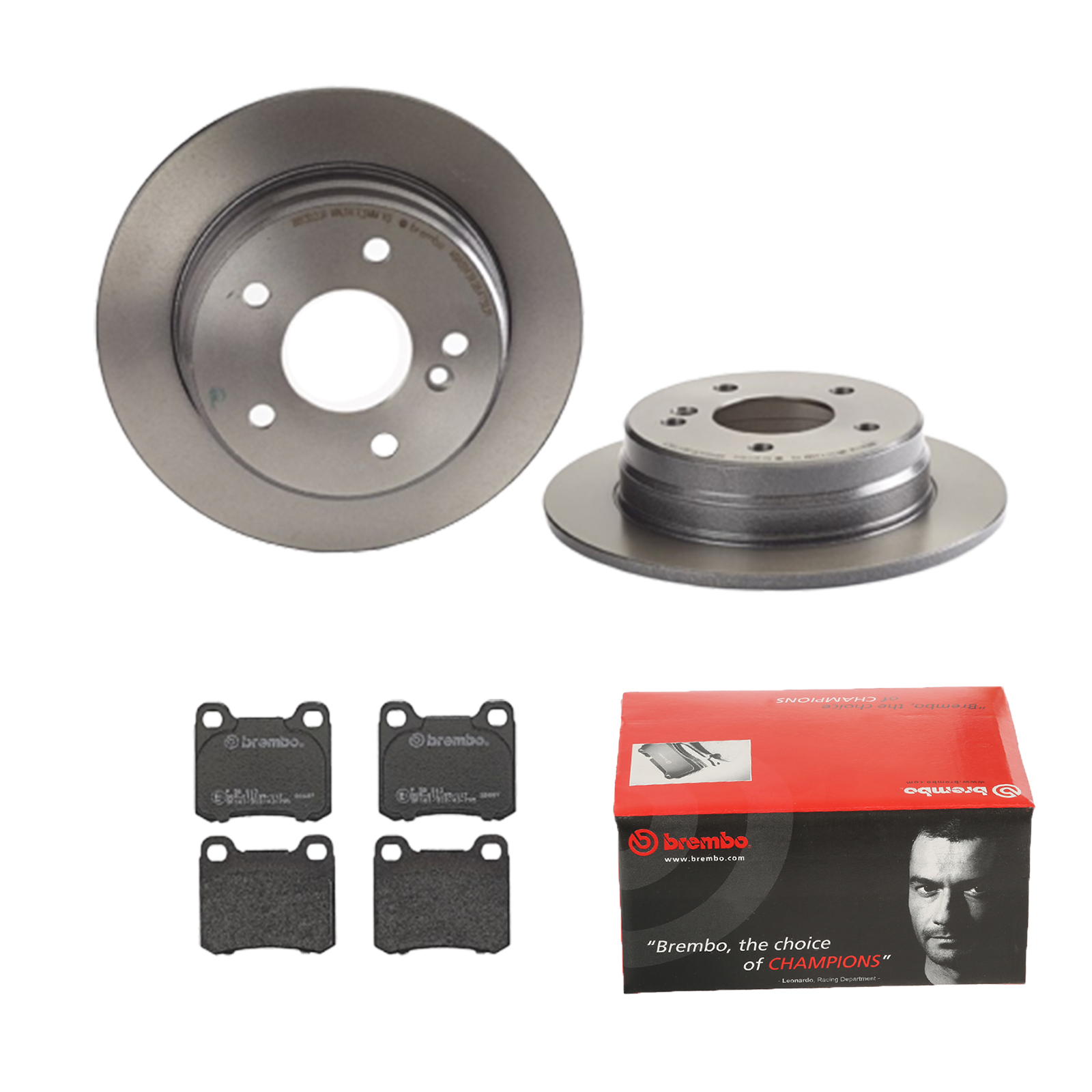 BREMBO Bremsesæt, skivebremser ijdtidjfj4 bagaksel fuld 258mm 9mm for MERCEDES-BENZ