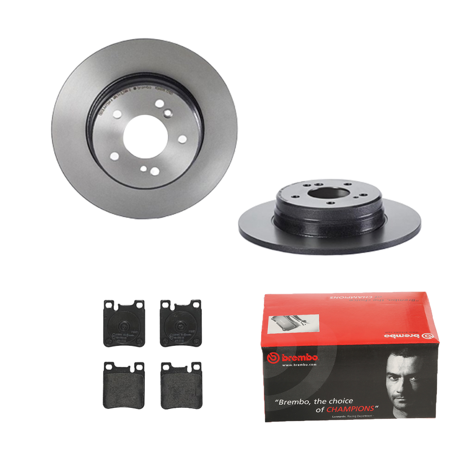 BREMBO Bremsesæt, skivebremser ijdtidjgd4 bagaksel fuld 290mm 10mm for MERCEDES-BENZ CHRYSLER