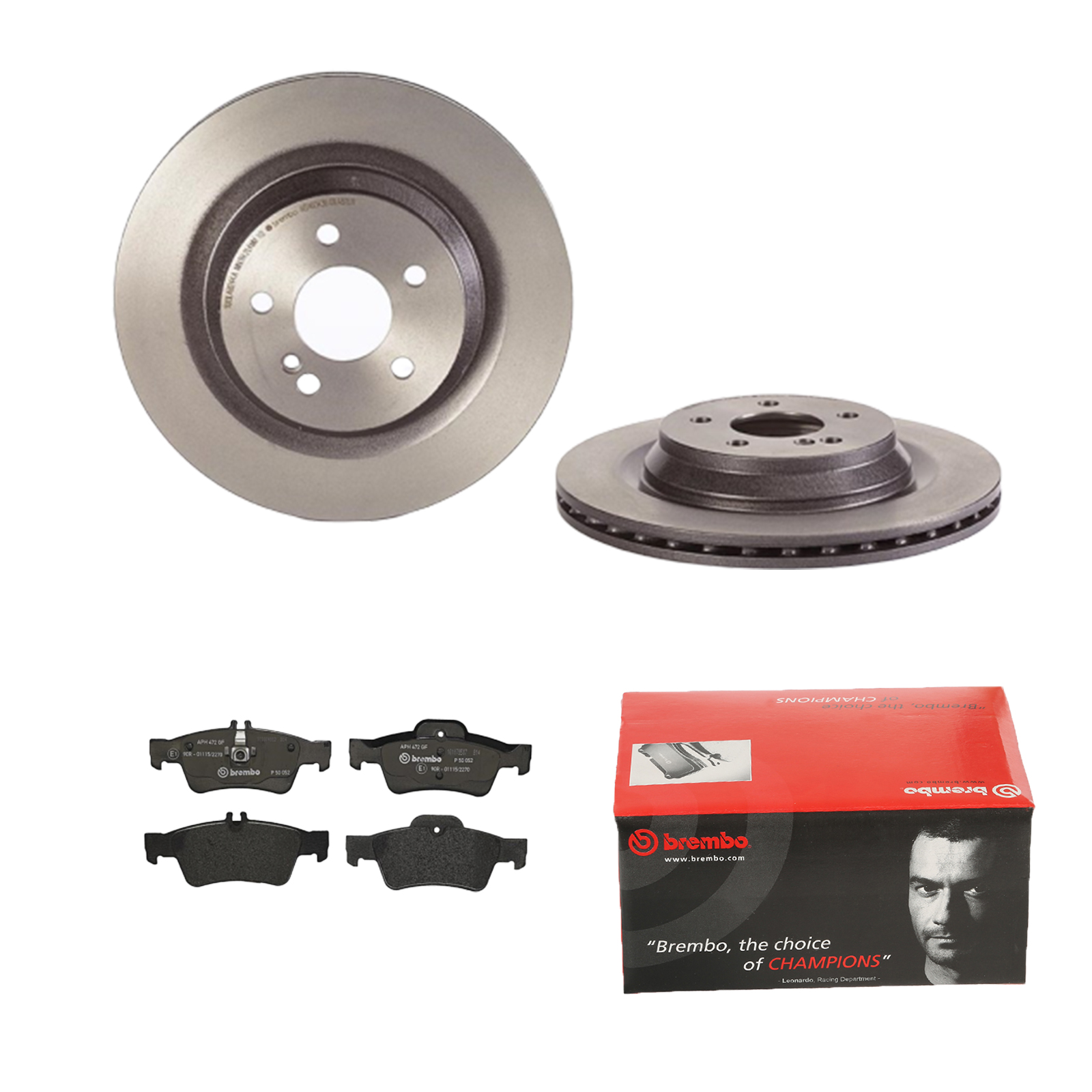 BREMBO Bremsesæt, skivebremser ijdtidjh18 bagaksel indvendig ventileret 320mm 24mm for MERCEDES-BENZ