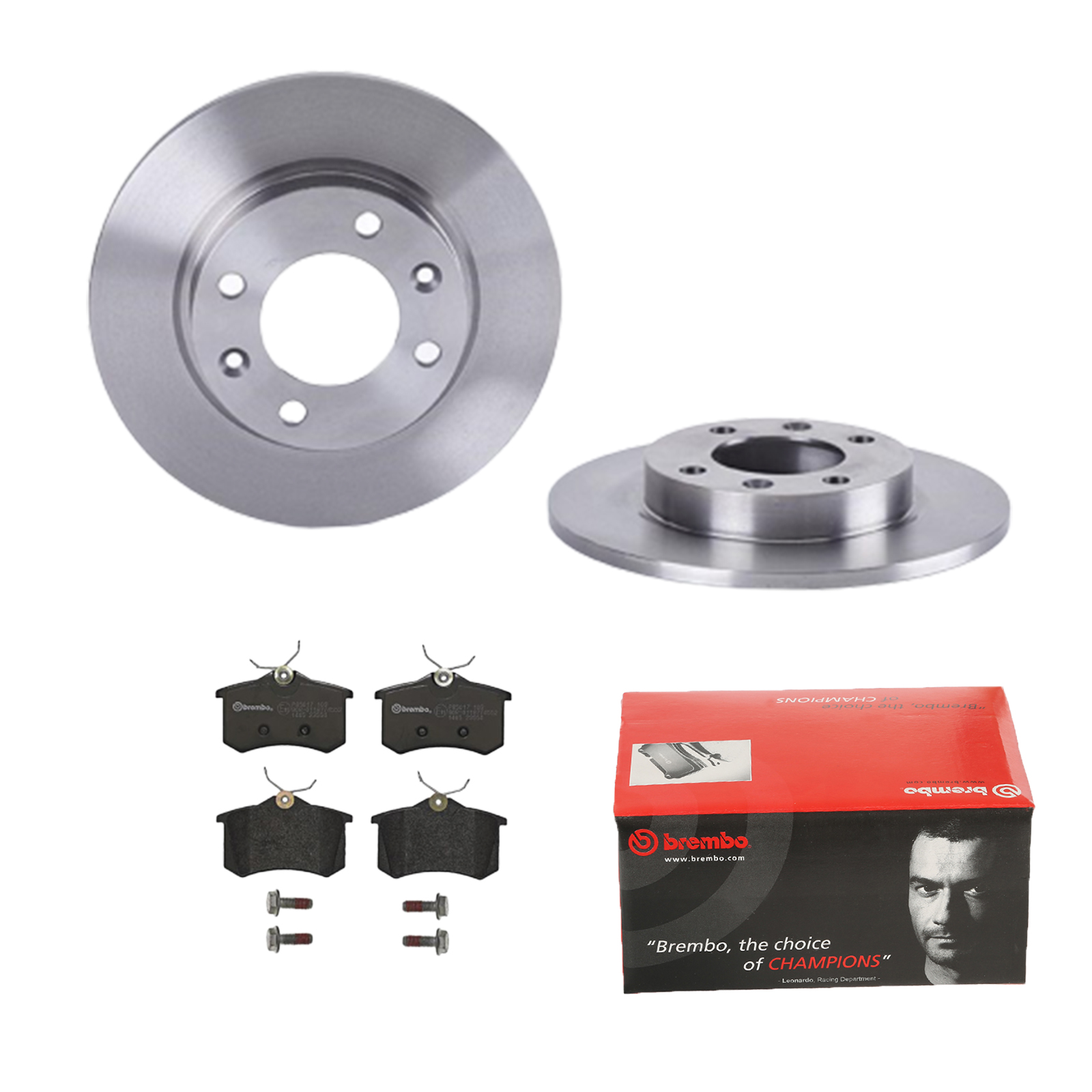 BREMBO Bremsesæt, skivebremser ijdtidjt76 bagaksel fuld 247mm 10mm for PEUGEOT MG (SAIC) ROEWE (SAIC) VW CITROËN AUDI SEAT SKODA NISSAN RENAULT EUROPE