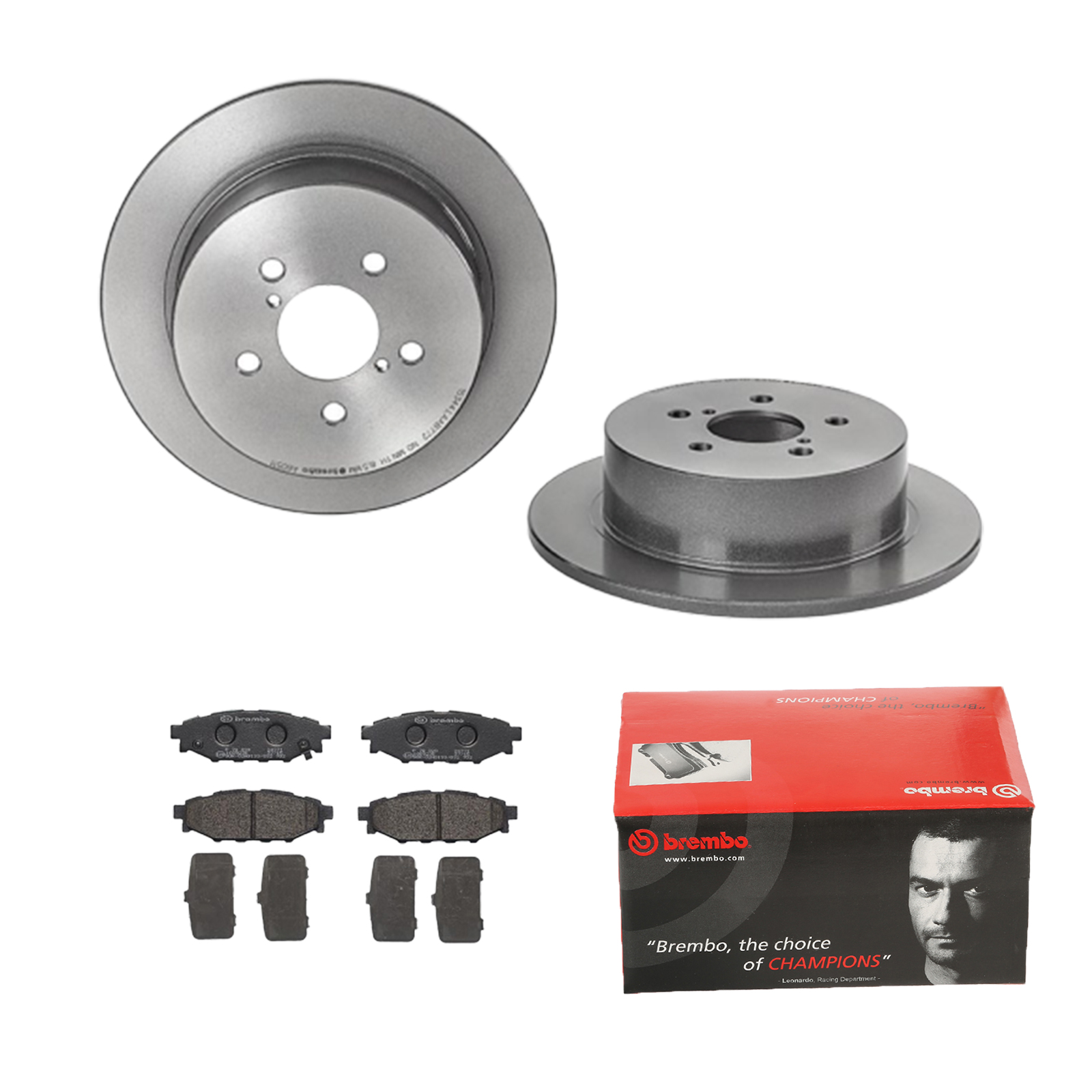 BREMBO Bremsesæt, skivebremser ijdtidk3d2 bagaksel fuld 274mm 10mm for SUBARU TOYOTA