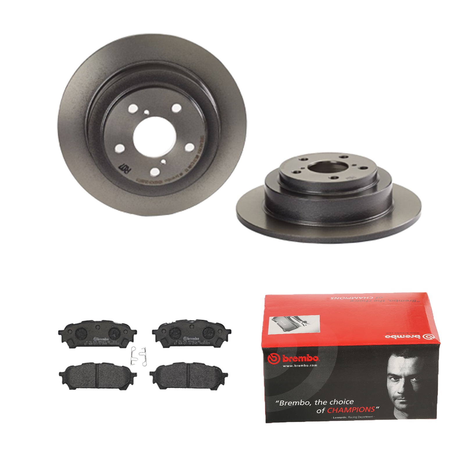 BREMBO Bremsesæt, skivebremser ijdtidk472 bagaksel fuld 266mm 10mm for SUBARU