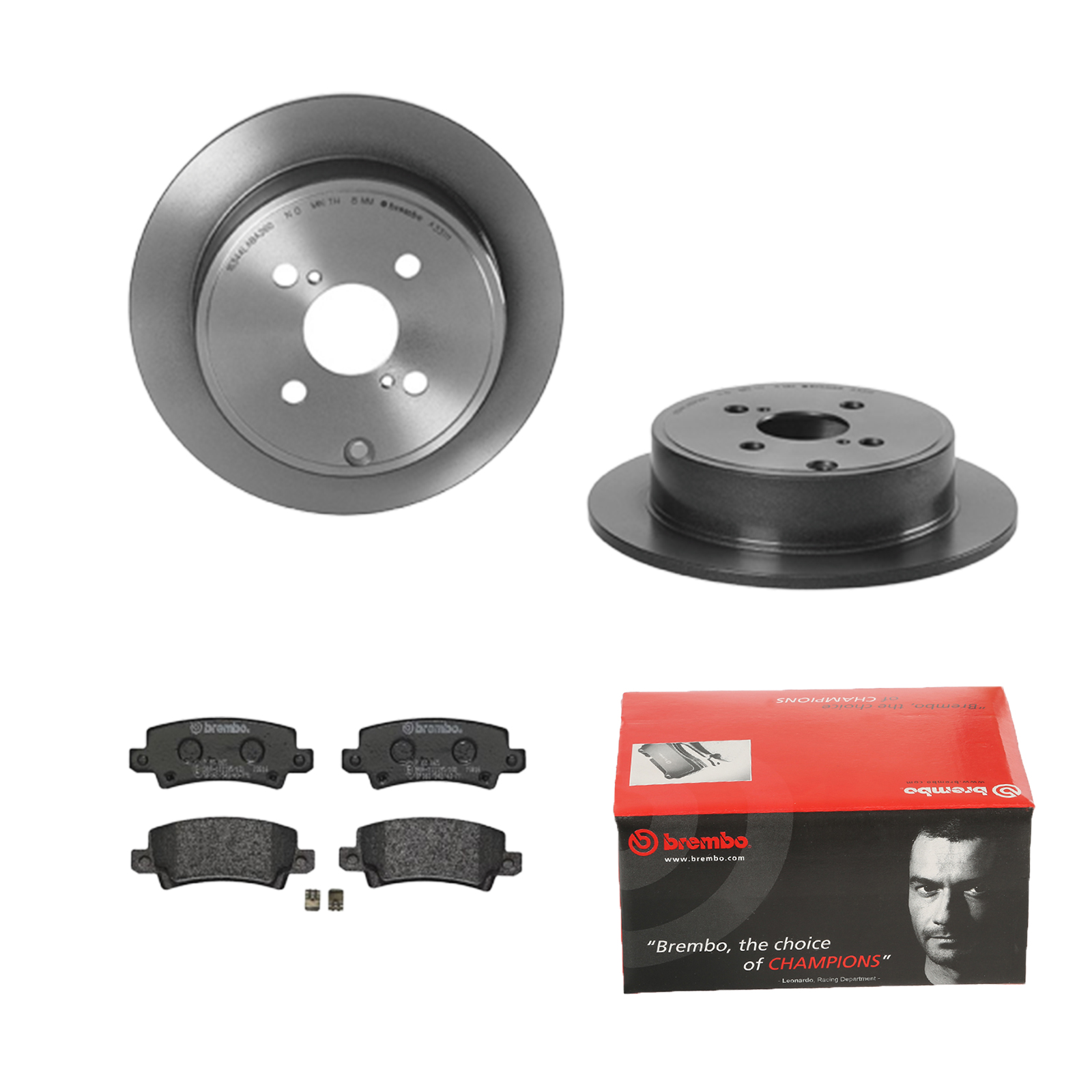 BREMBO Bremsesæt, skivebremser ijdtidk5j0 bagaksel fuld 258mm 9mm for TOYOTA
