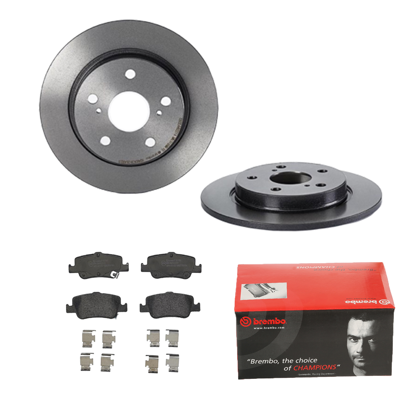 BREMBO Bremsesæt, skivebremser ijdtidk810 bagaksel fuld 270mm 10mm for TOYOTA