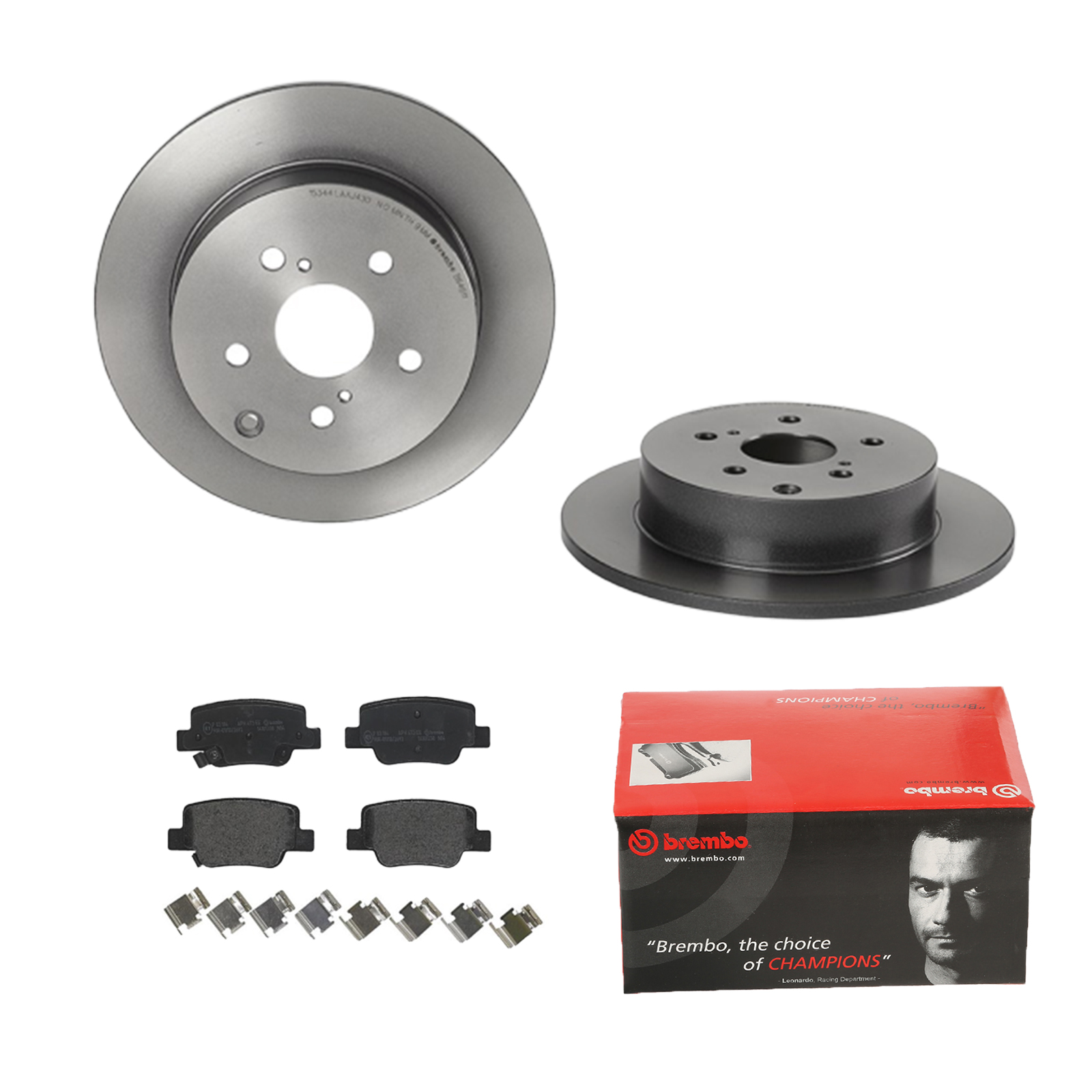 BREMBO Bremsesæt, skivebremser ijdtidk916 bagaksel fuld 297mm 11mm for TOYOTA