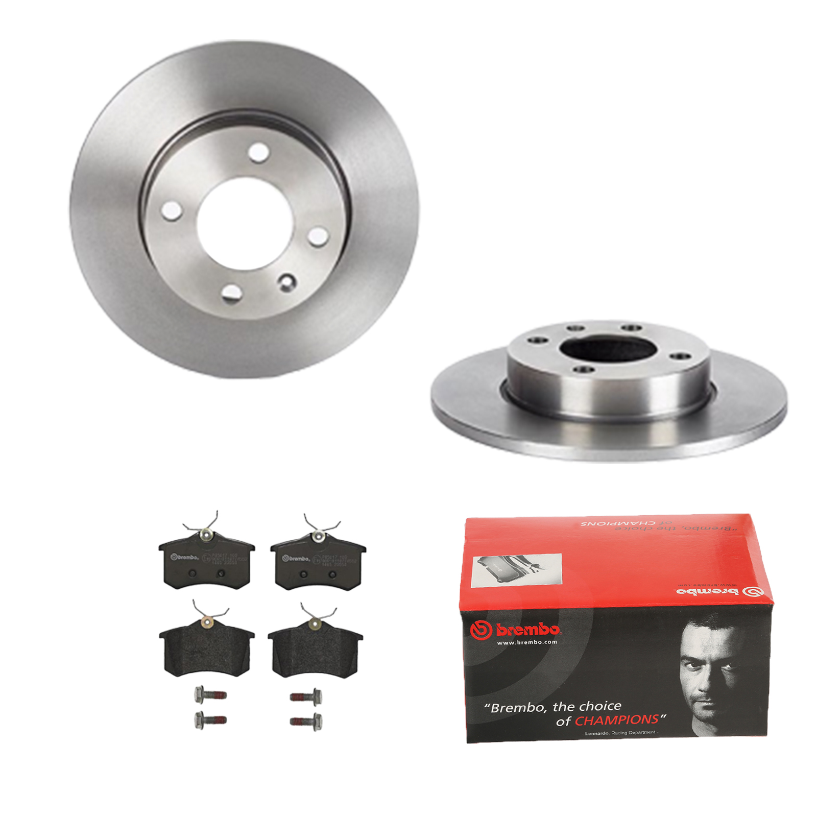 BREMBO Bremsesæt, skivebremser ijdtidka12 foraksel fuld 239mm 10mm for PEUGEOT ROEWE (SAIC) AUDI VW CITROËN SEAT SKODA NISSAN EUROPESTAR RENAULT