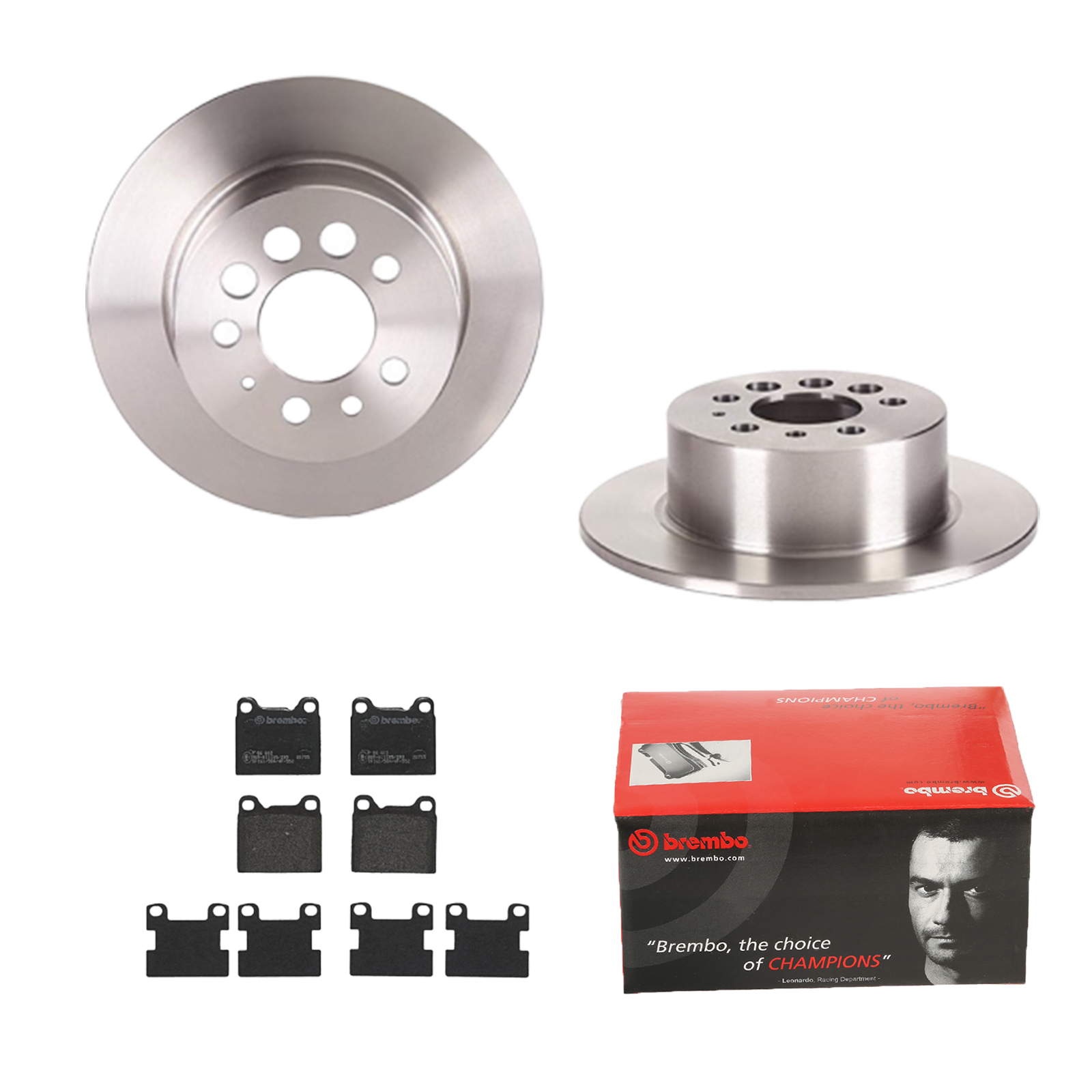 BREMBO Bremsesæt, skivebremser ijdtidkd76 bagaksel fuld 281mm 9mm for VOLVO ALFA ROMEO