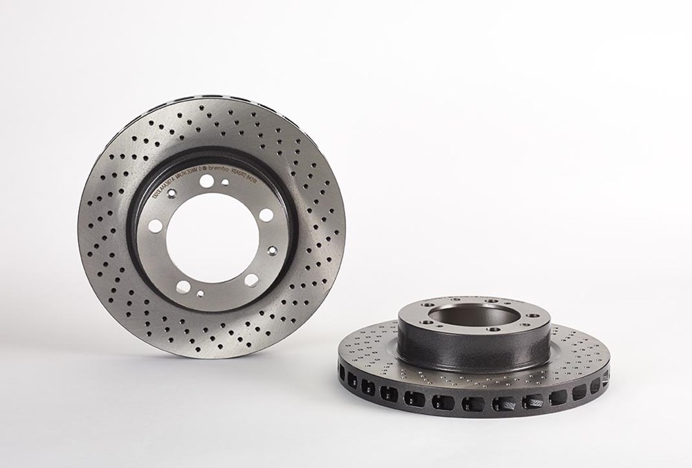 BREMBO Bremseskive 09842111 304mm 32mm for PORSCHE