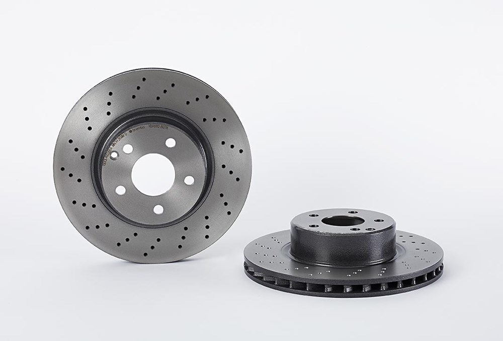 BREMBO Bremseskive 09812711 312mm 28mm for MERCEDES-BENZ