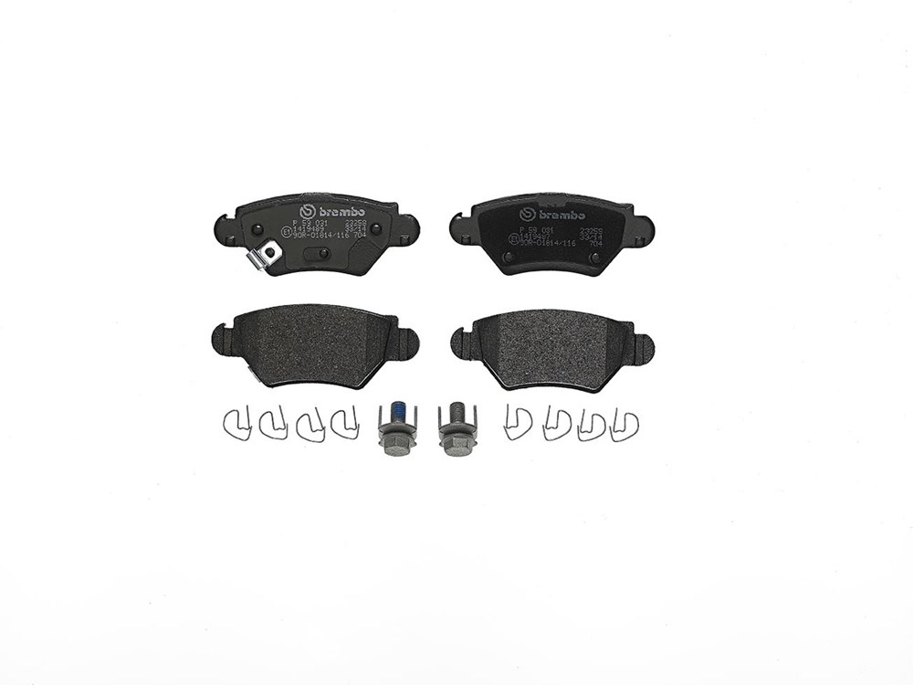 BREMBO Bremseklodser p59031 for OPEL GENERAL MOTORS VAUXHALL CHEVROLET