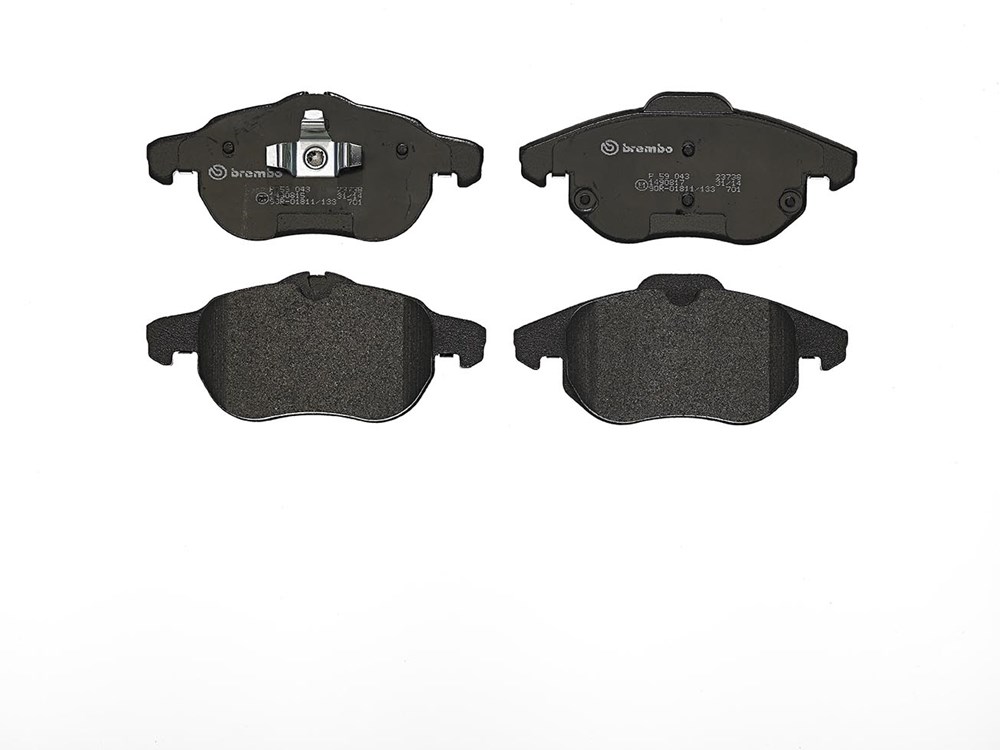 Bremseklodser DIRECTIONAL BRAKE PADS, BREMBO, b.la. til Saab~Opel~Cadillac~Fiat~Vauxhall