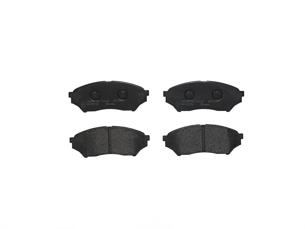 BREMBO Bremseklodser p54028 for MITSUBISHI NISSAN