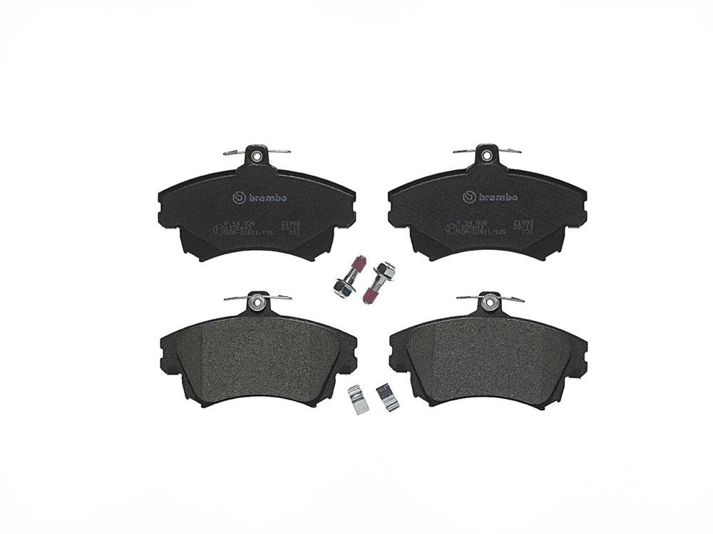 BREMBO Bremseklodser p54036 for VOLVO MITSUBISHI SMART