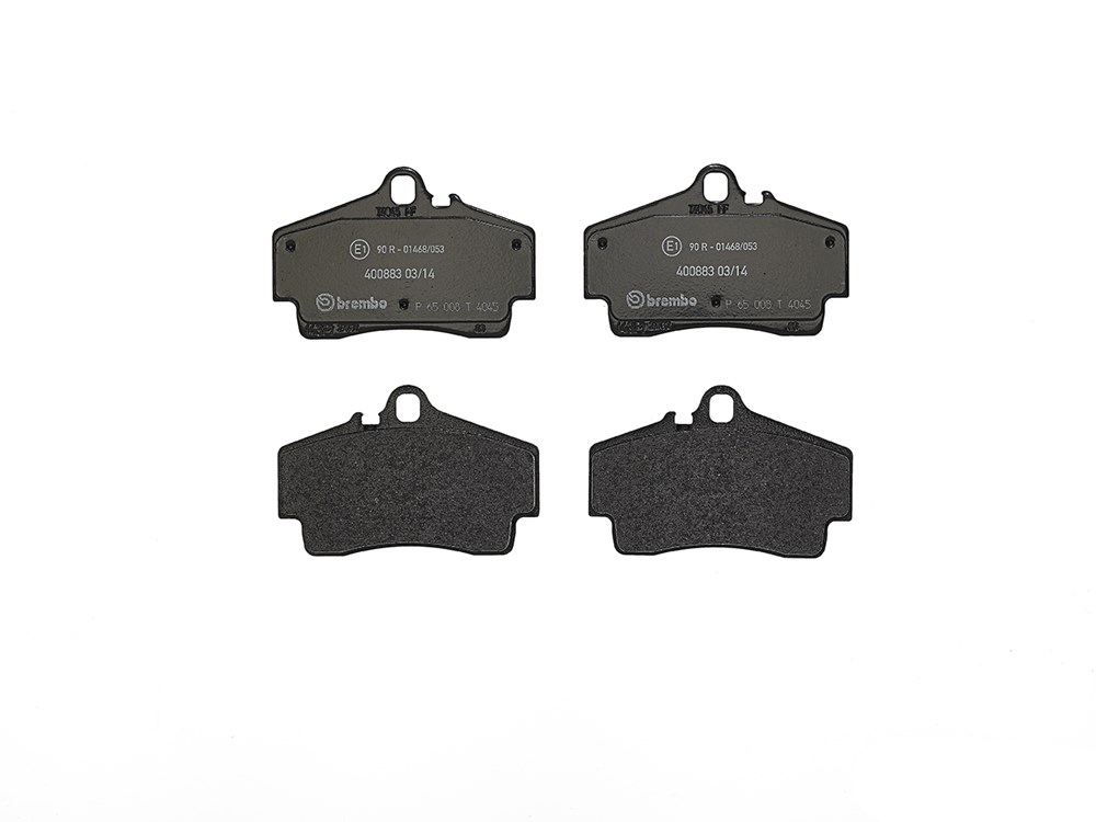 BREMBO Bremseklodser p65008 for PORSCHE