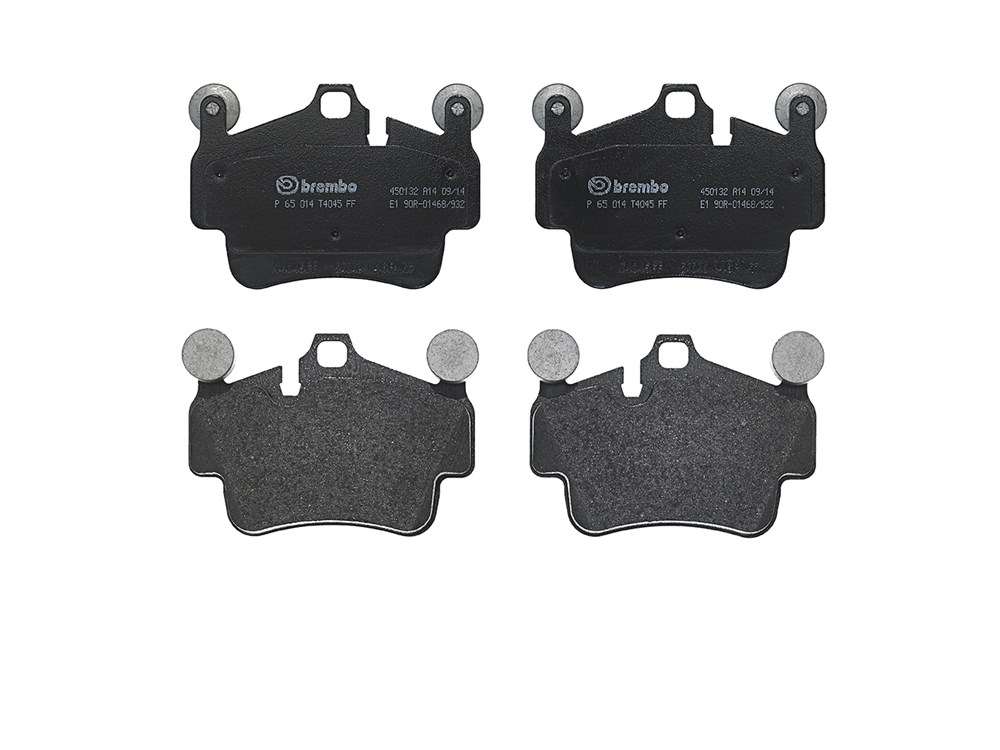 BREMBO Bremseklodser p65014 for PORSCHE