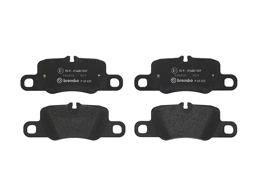 BREMBO Bremseklodser p65020 for PORSCHE